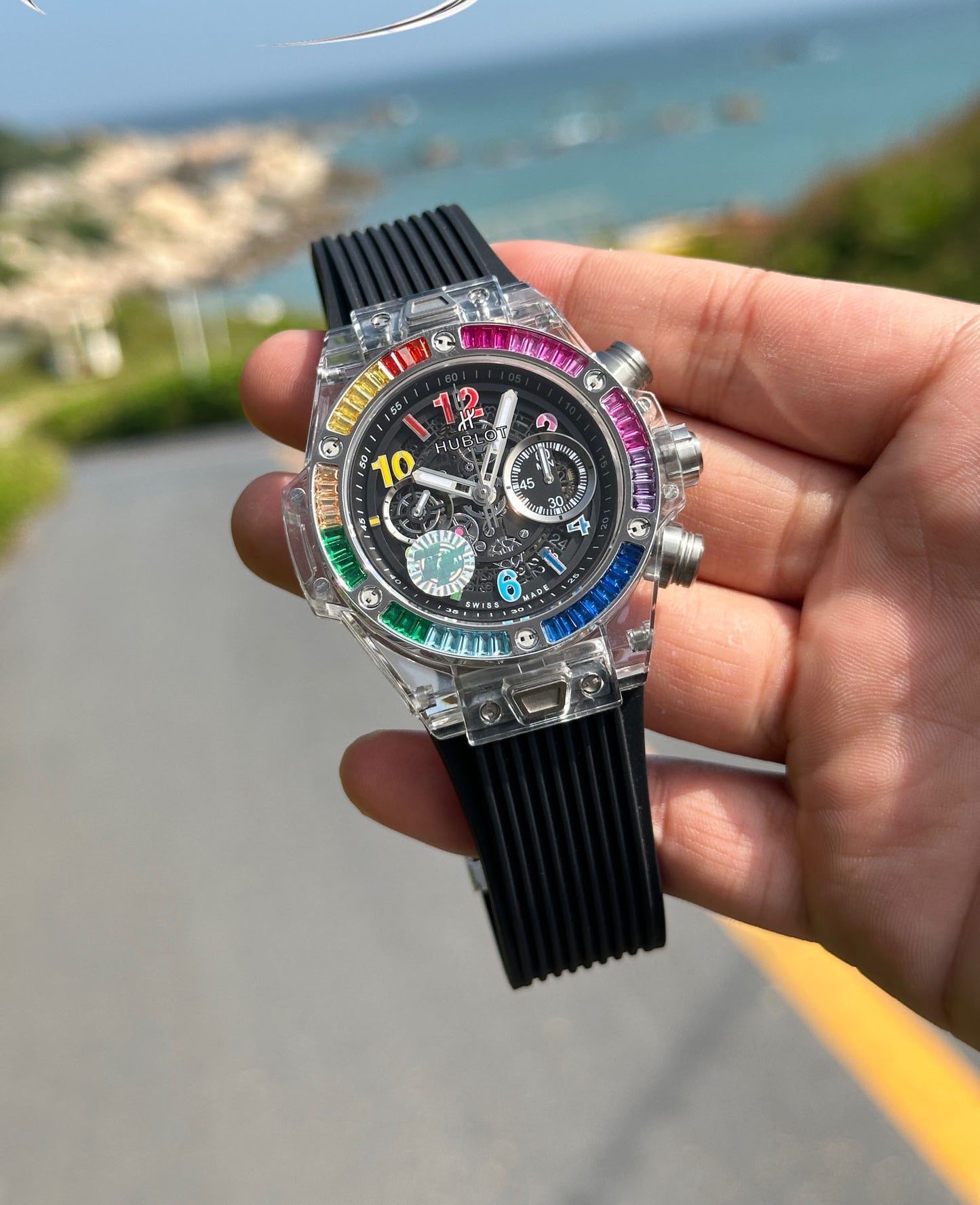 Hublot BIG BANG Classic Series 411.JX.4802.RT "Transparent Watch"