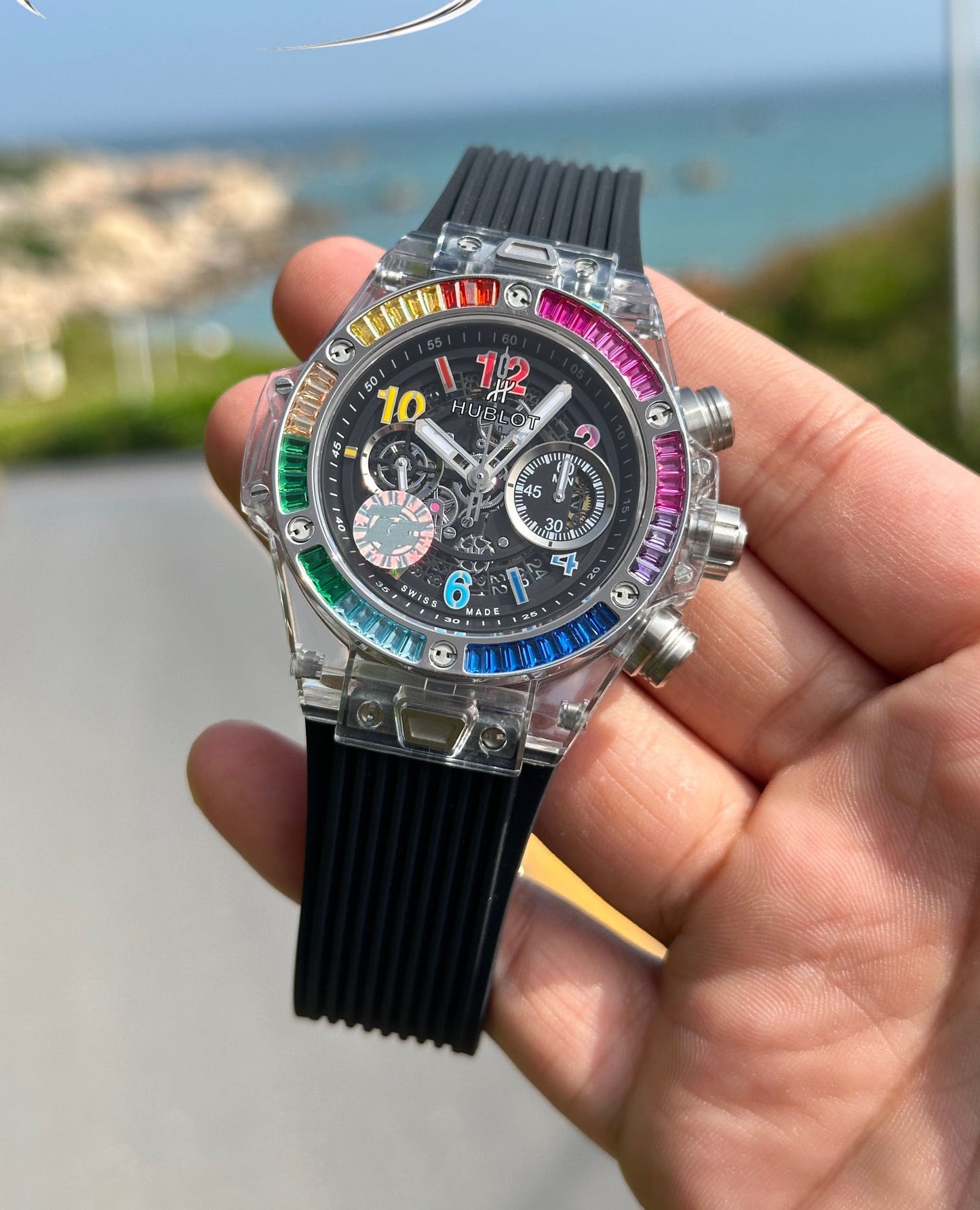 Hublot BIG BANG Classic Series 411.JX.4802.RT "Transparent Watch"