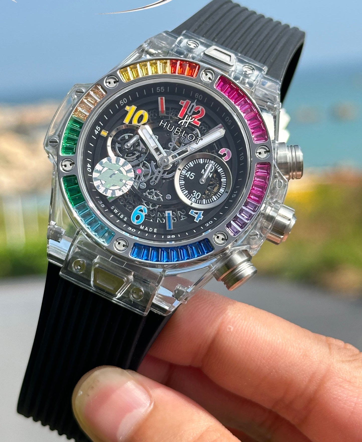 Hublot BIG BANG Classic Series 411.JX.4802.RT "Transparent Watch"