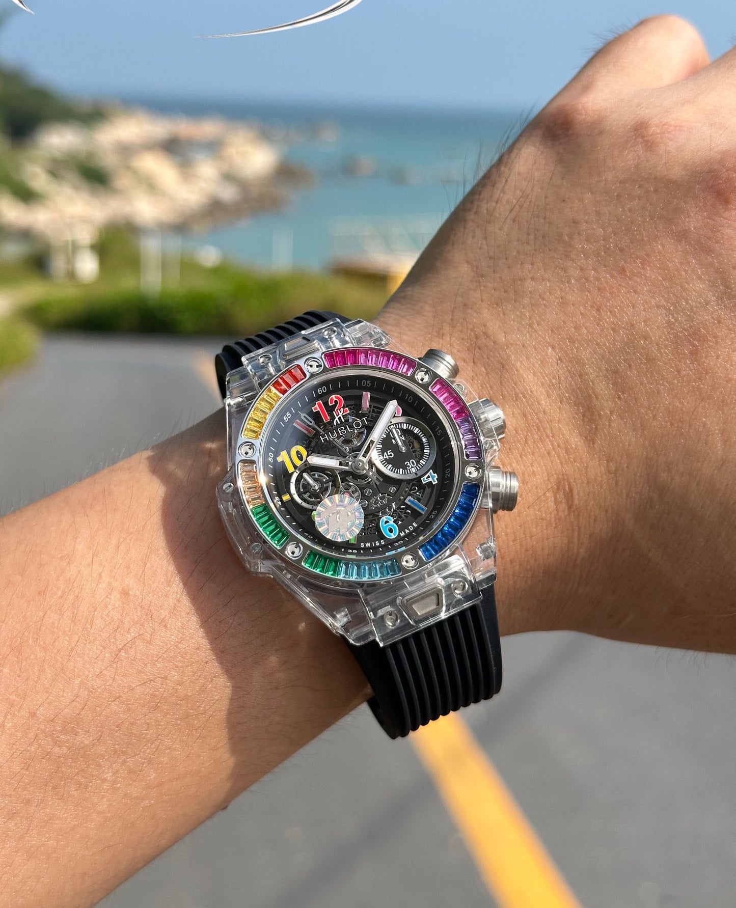 Hublot BIG BANG Classic Series 411.JX.4802.RT "Transparent Watch"