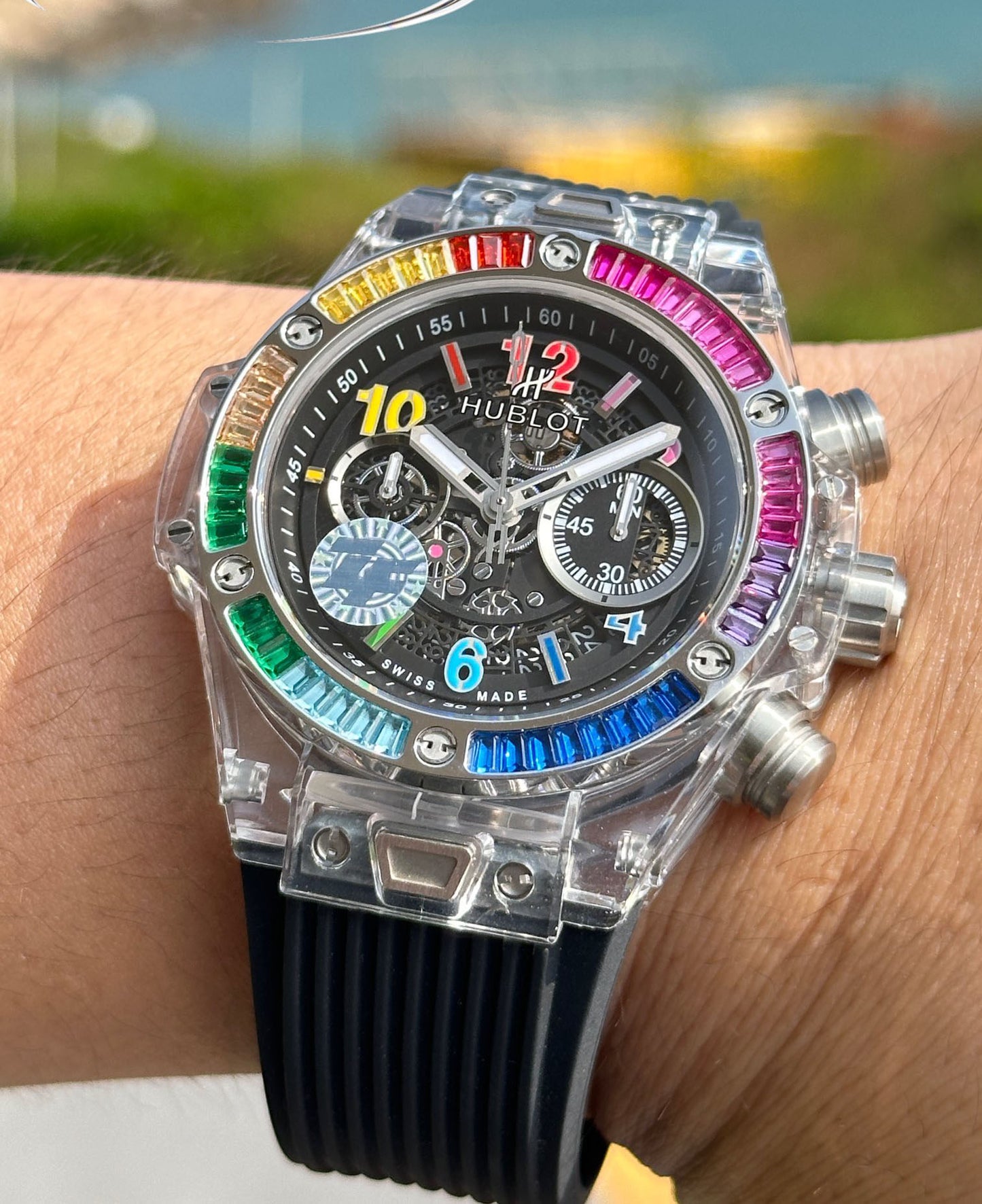 Hublot BIG BANG Classic Series 411.JX.4802.RT "Transparent Watch"