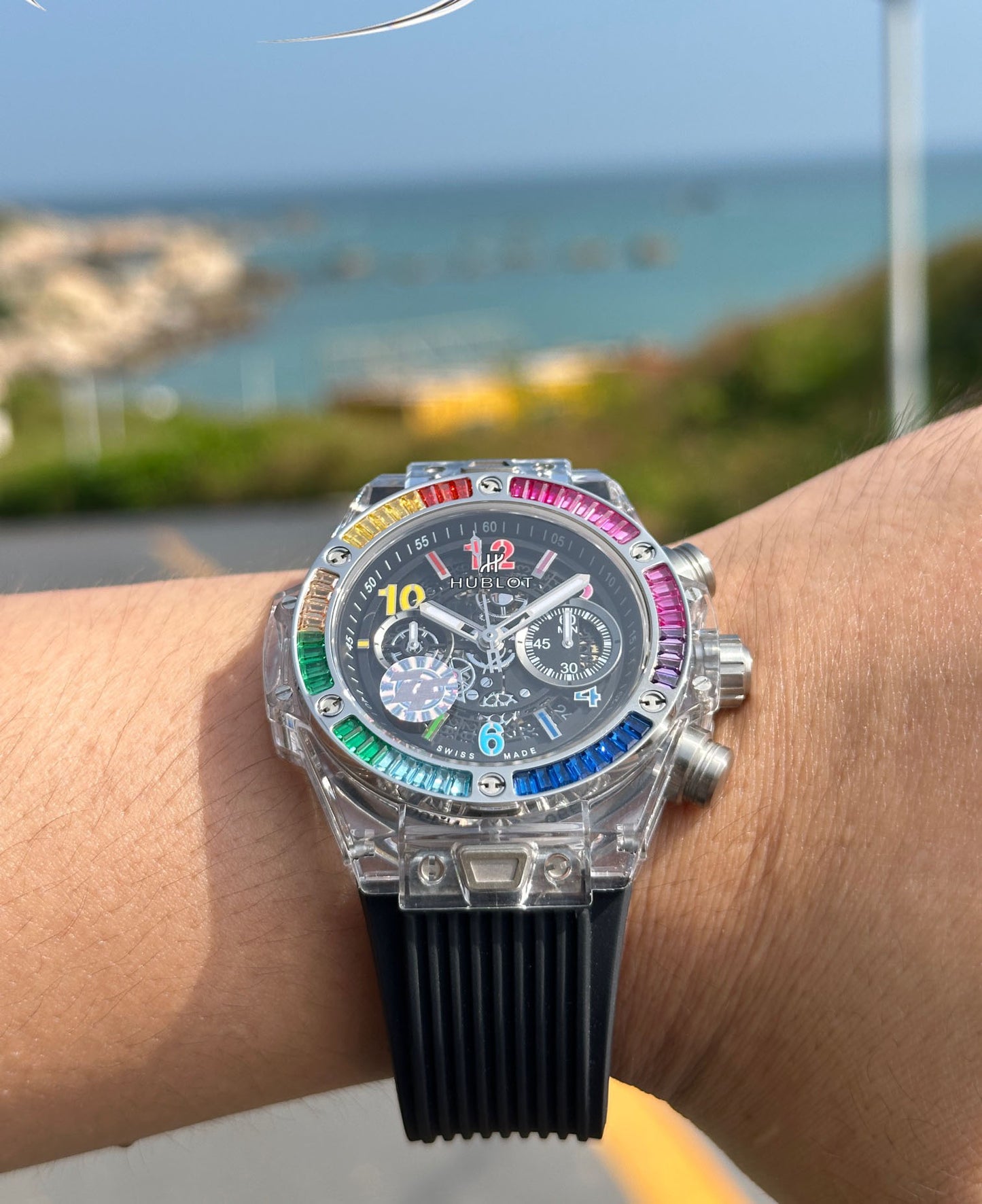 Hublot BIG BANG Classic Series 411.JX.4802.RT "Transparent Watch"