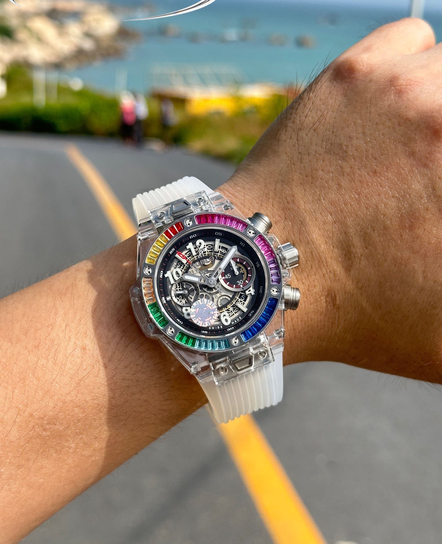 Hublot BIG BANG Classic Series 411.JX.4802.RT "Transparent Watch"
