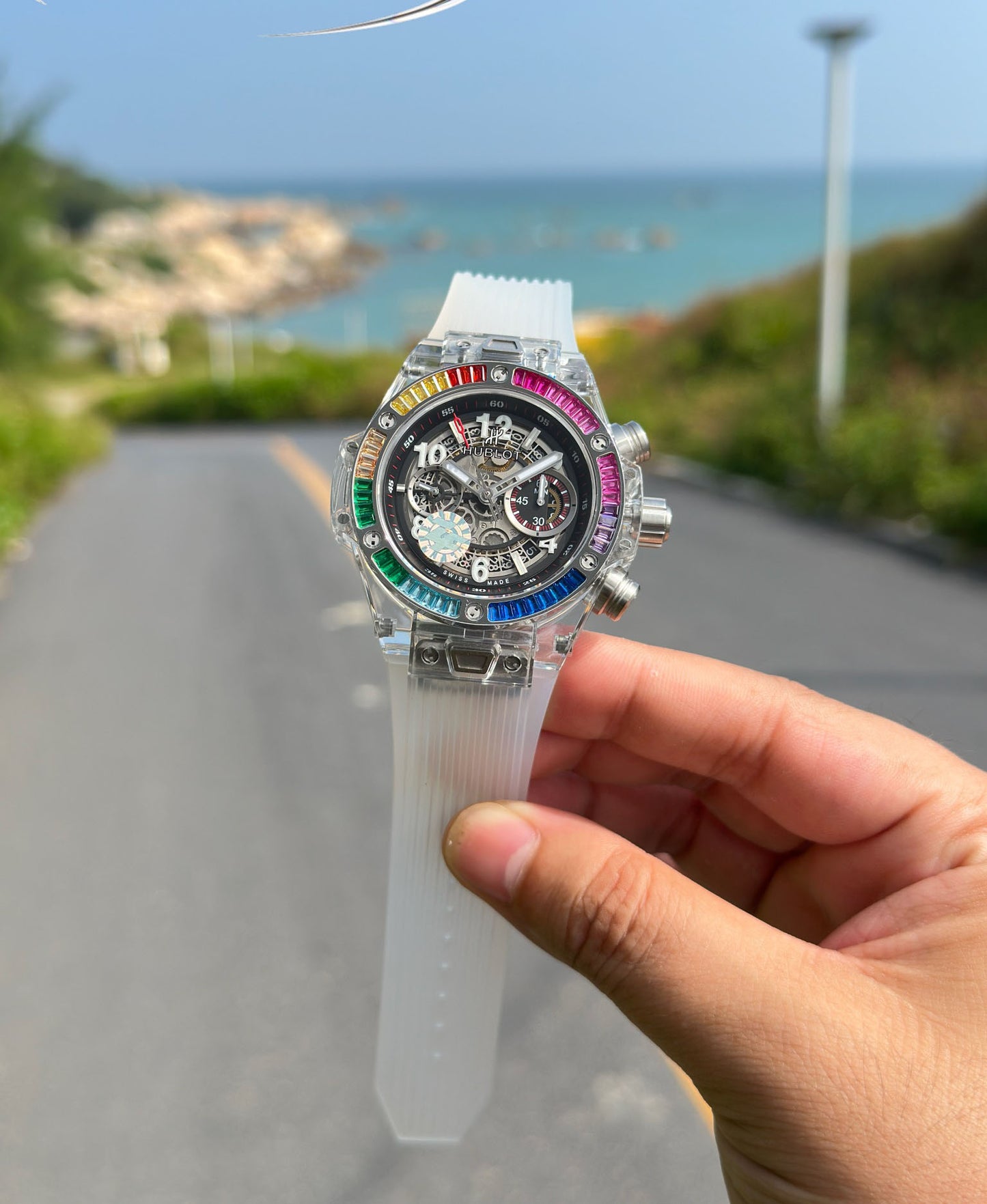 Hublot BIG BANG Classic Series 411.JX.4802.RT "Transparent Watch"