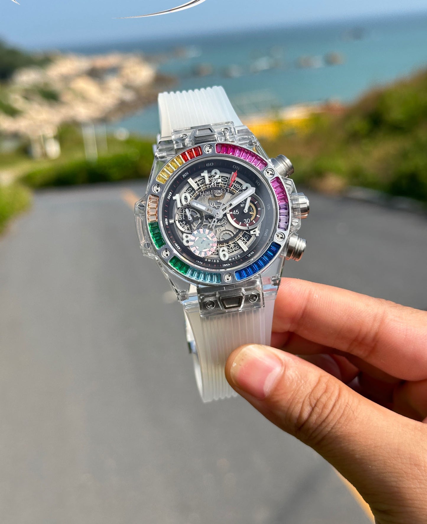 Hublot BIG BANG Classic Series 411.JX.4802.RT "Transparent Watch"