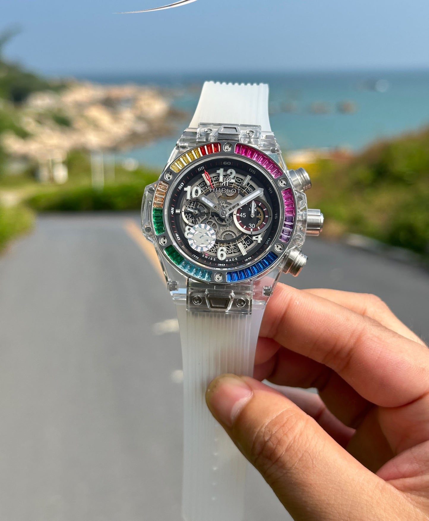 Hublot BIG BANG Classic Series 411.JX.4802.RT "Transparent Watch"