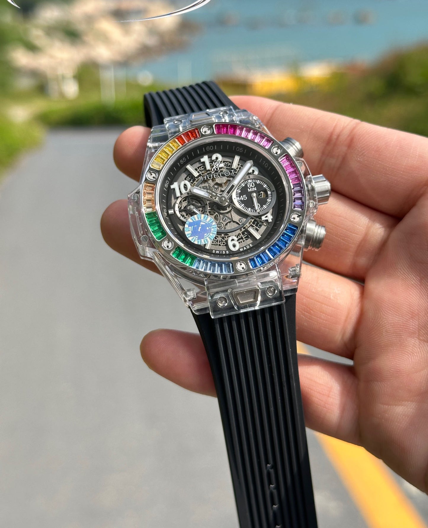 Hublot BIG BANG Classic Series 411.JX.4802.RT "Transparent Watch"