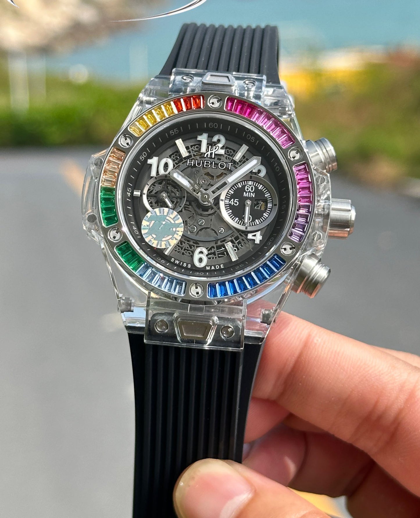 Hublot BIG BANG Classic Series 411.JX.4802.RT "Transparent Watch"