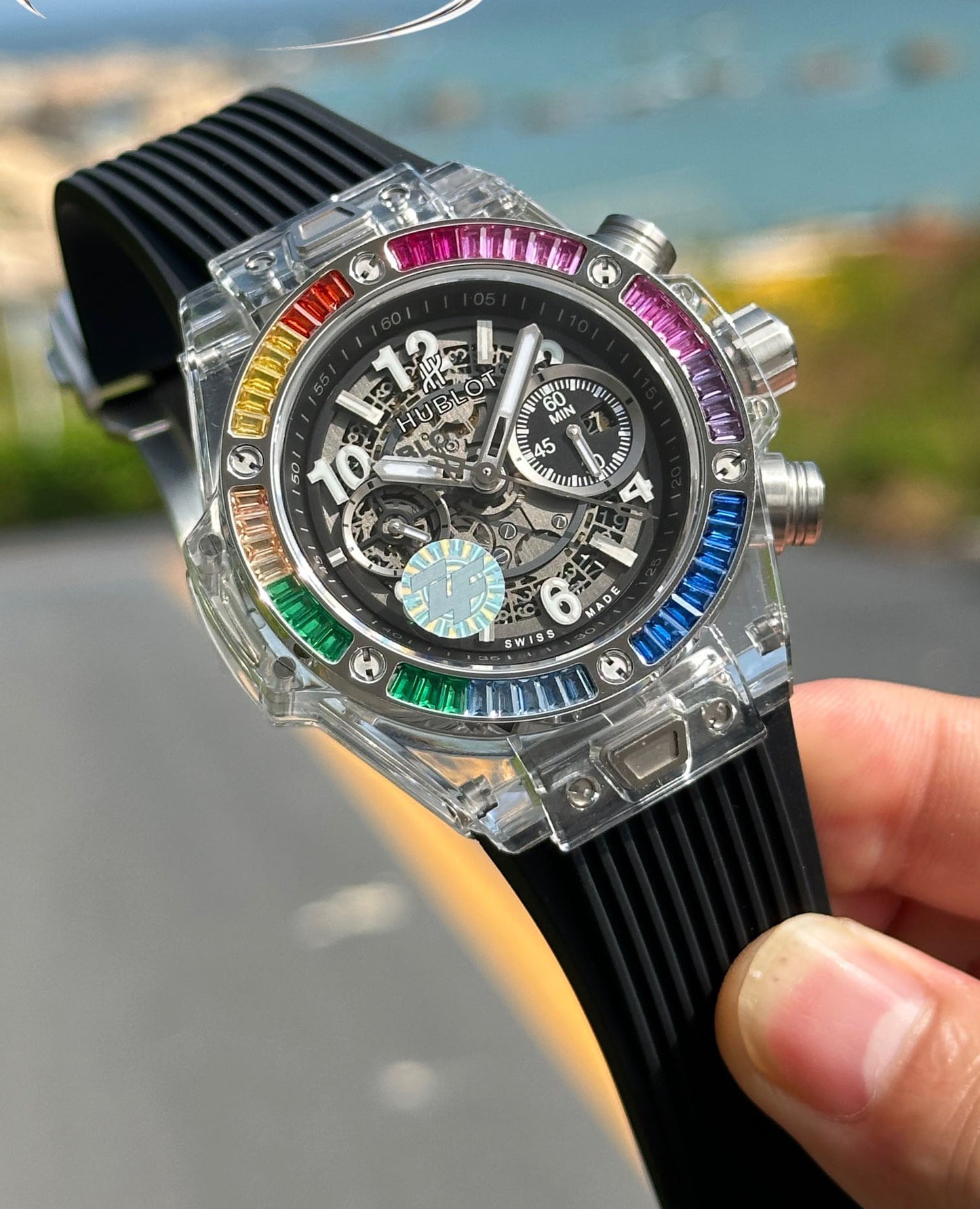 Hublot BIG BANG Classic Series 411.JX.4802.RT "Transparent Watch"