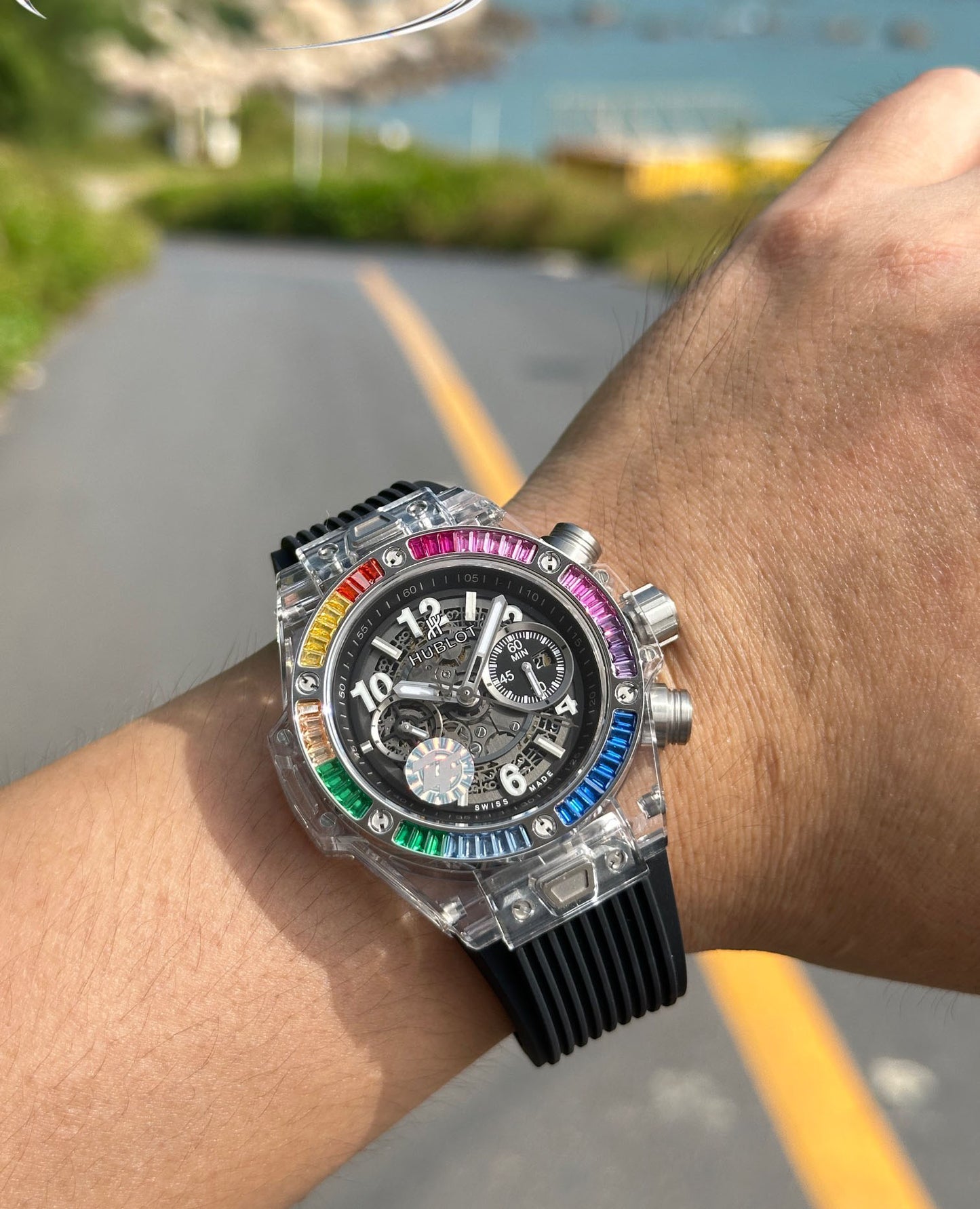 Hublot BIG BANG Classic Series 411.JX.4802.RT "Transparent Watch"