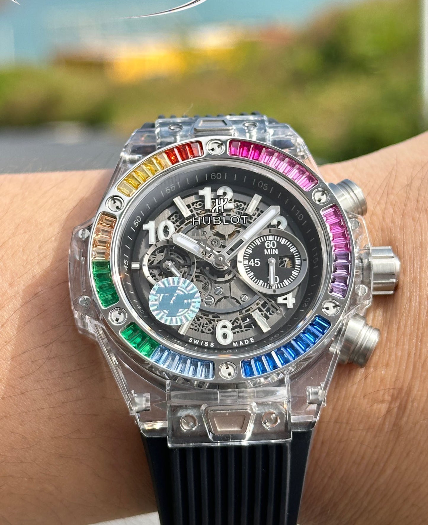 Hublot BIG BANG Classic Series 411.JX.4802.RT "Transparent Watch"