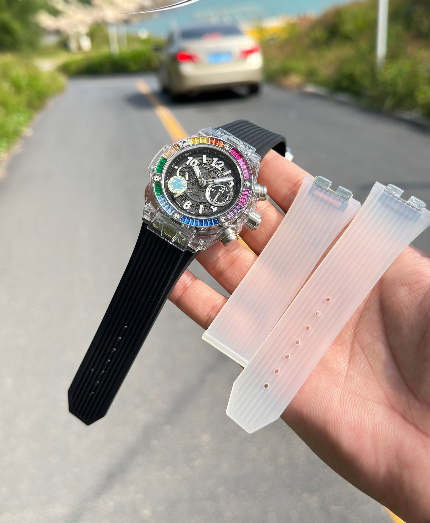 Hublot BIG BANG Classic Series 411.JX.4802.RT "Transparent Watch"