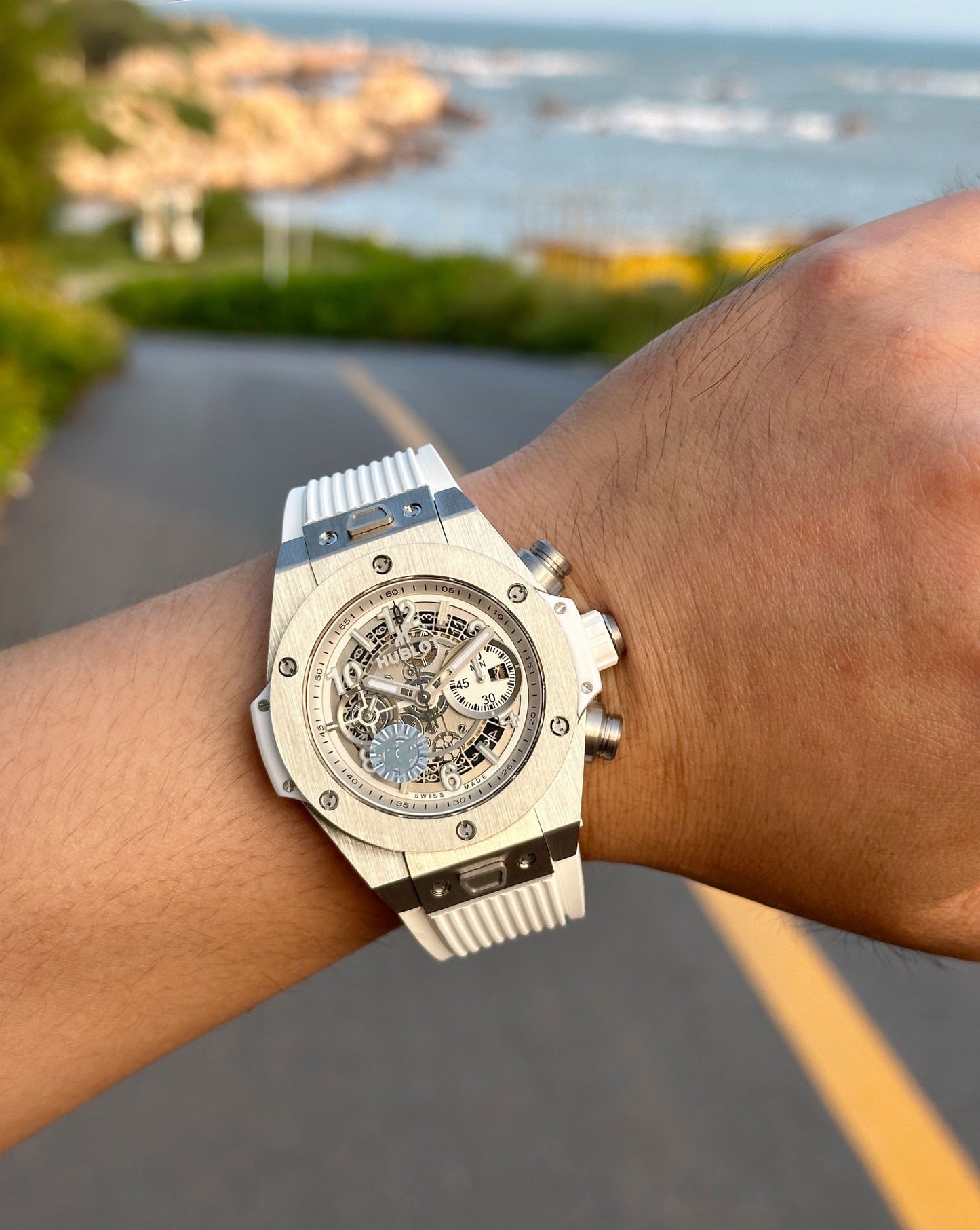 Hublot Lightweight Rubber Strap Watch