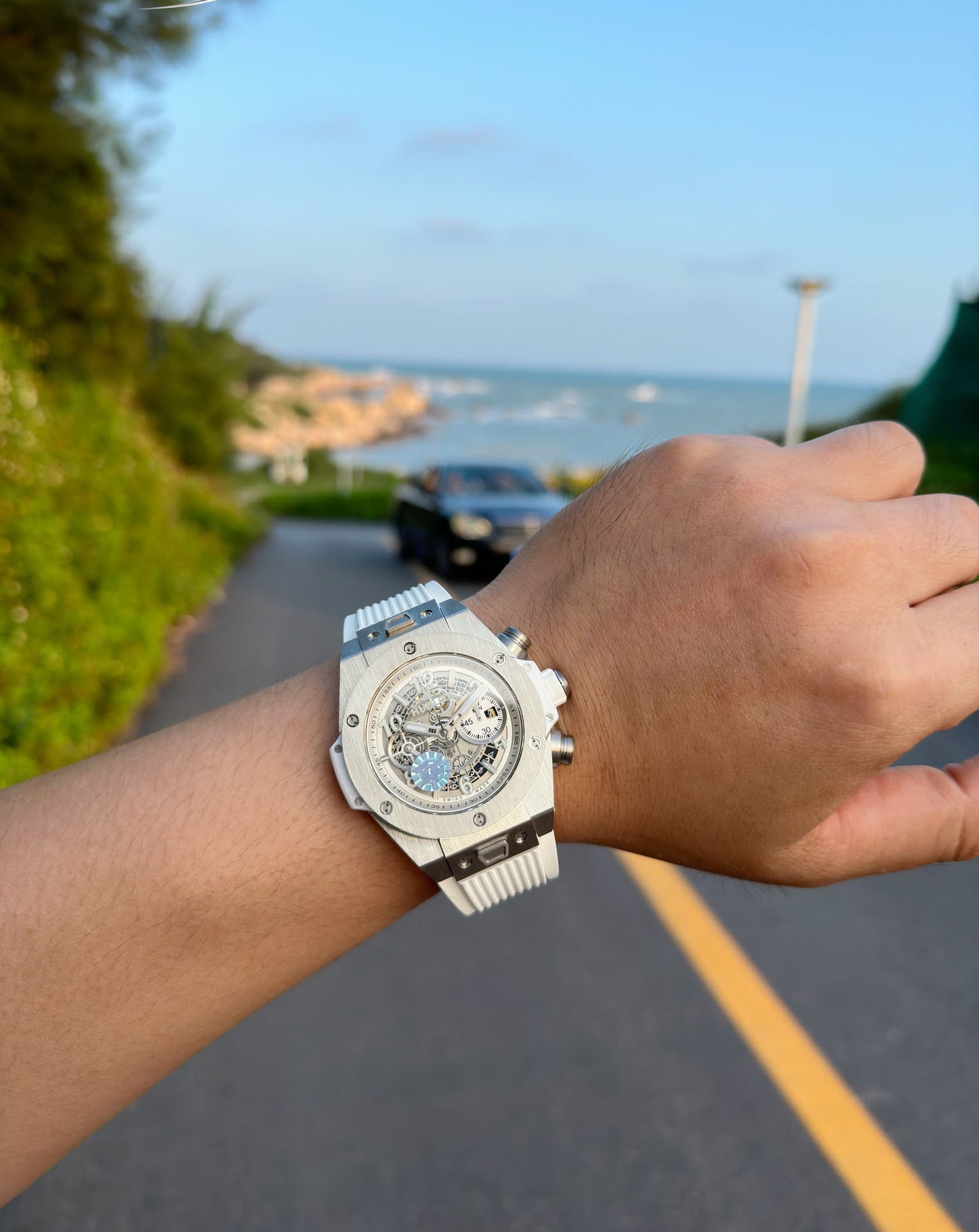 Hublot Lightweight Rubber Strap Watch