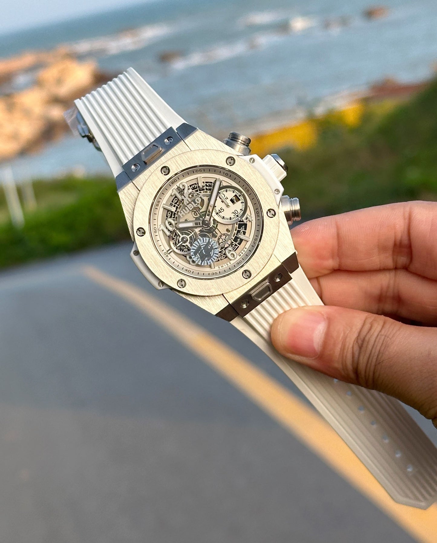 Hublot Lightweight Rubber Strap Watch
