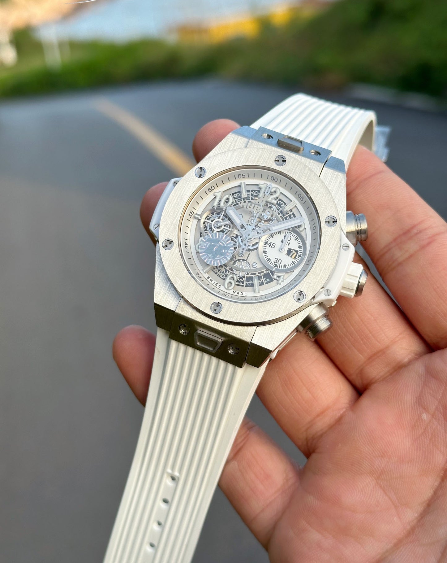 Hublot Lightweight Rubber Strap Watch