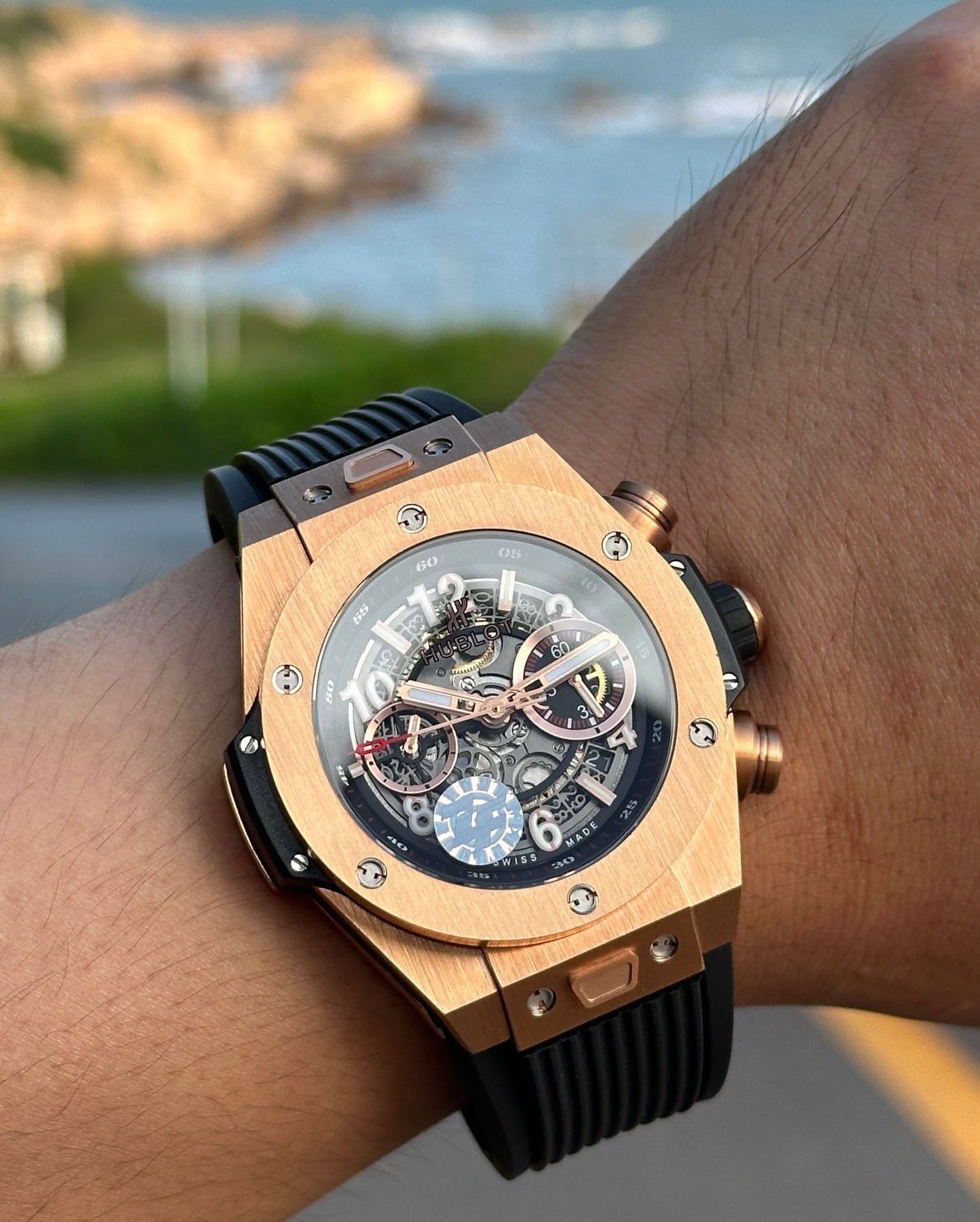 Hublot Lightweight Rubber Strap Watch