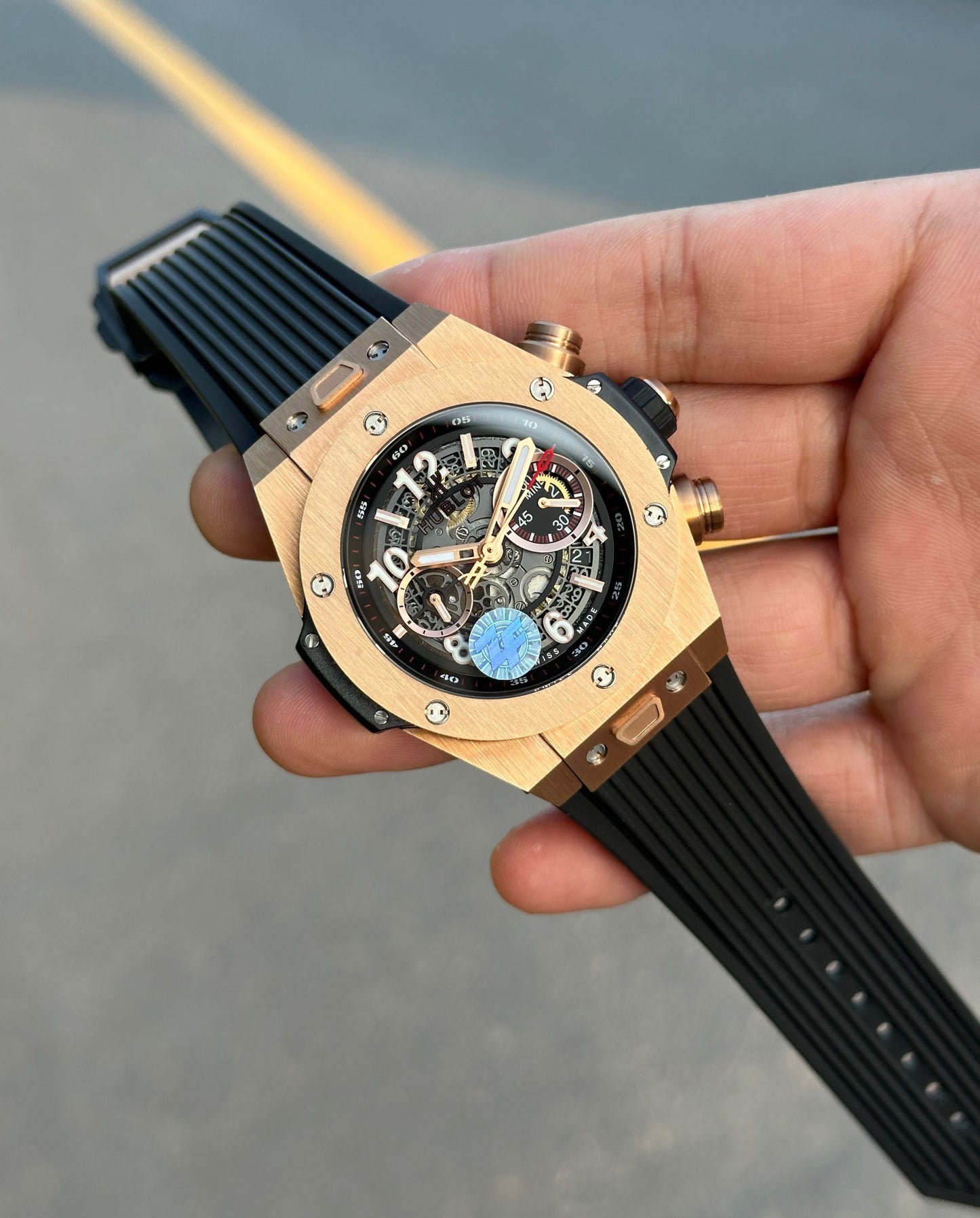 Hublot Lightweight Rubber Strap Watch