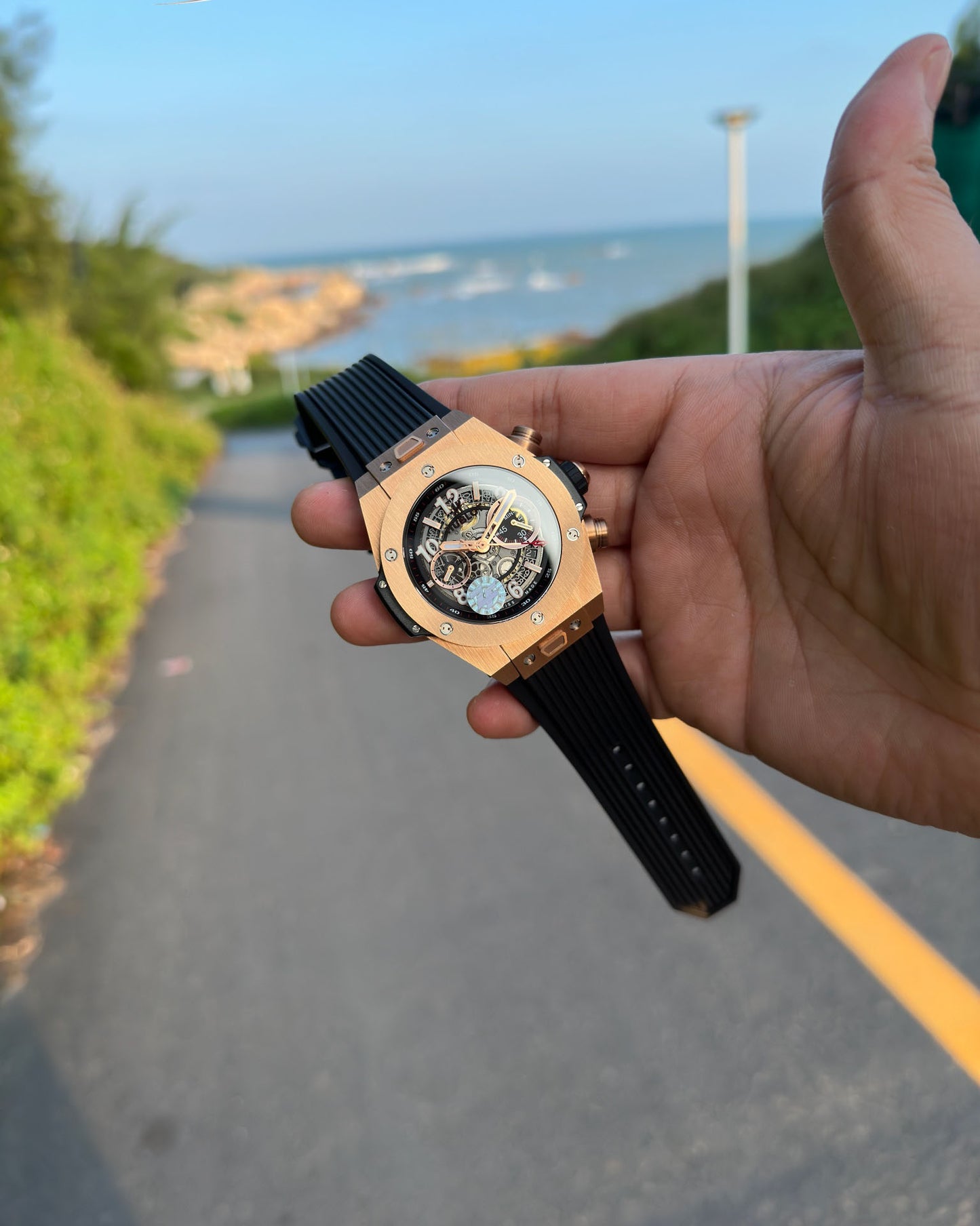 Hublot Lightweight Rubber Strap Watch