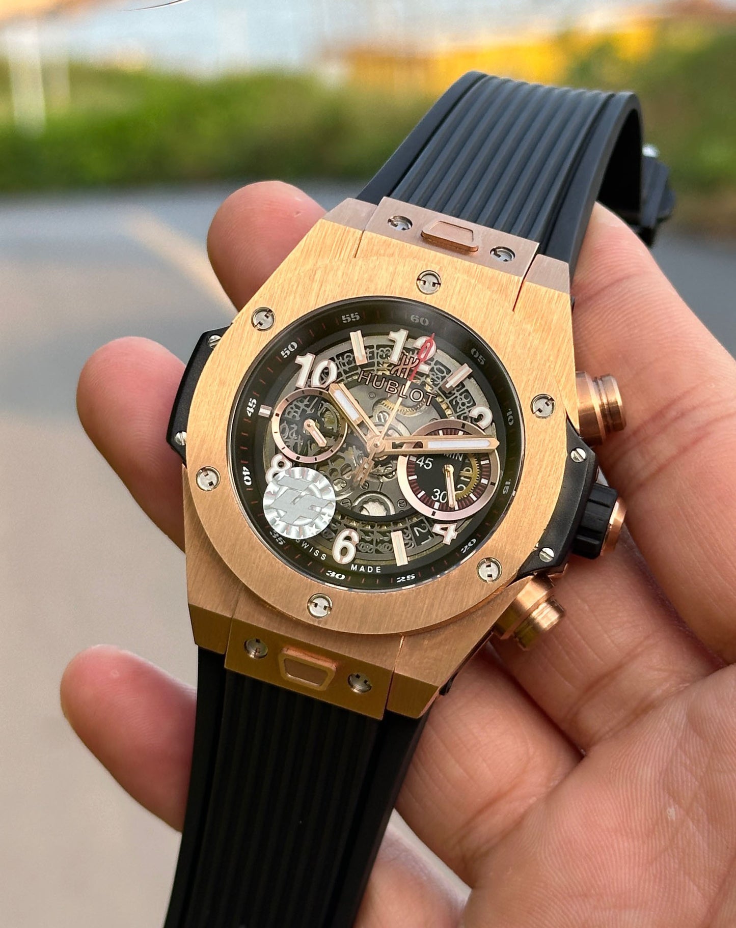 Hublot Lightweight Rubber Strap Watch