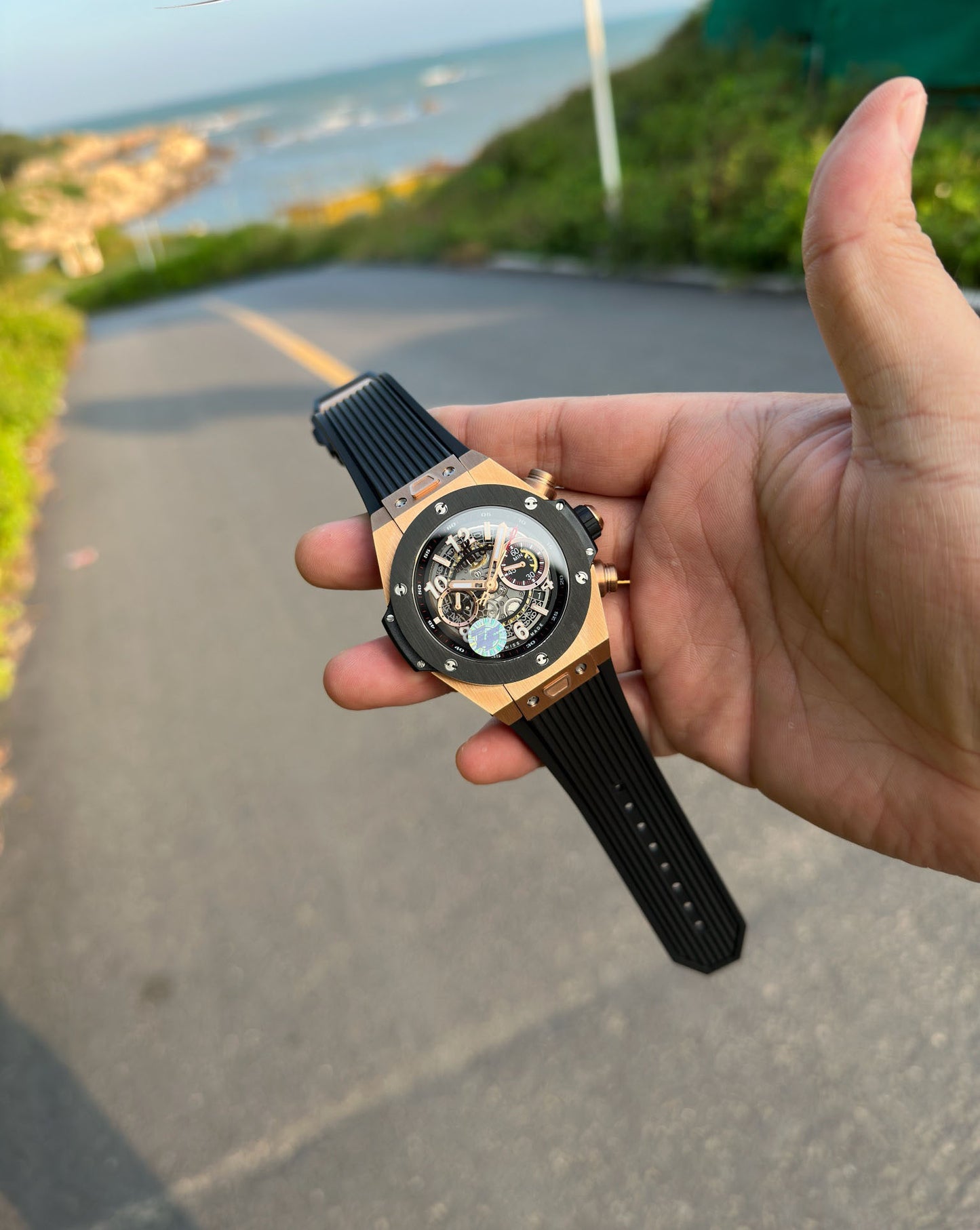 Hublot Lightweight Rubber Strap Watch