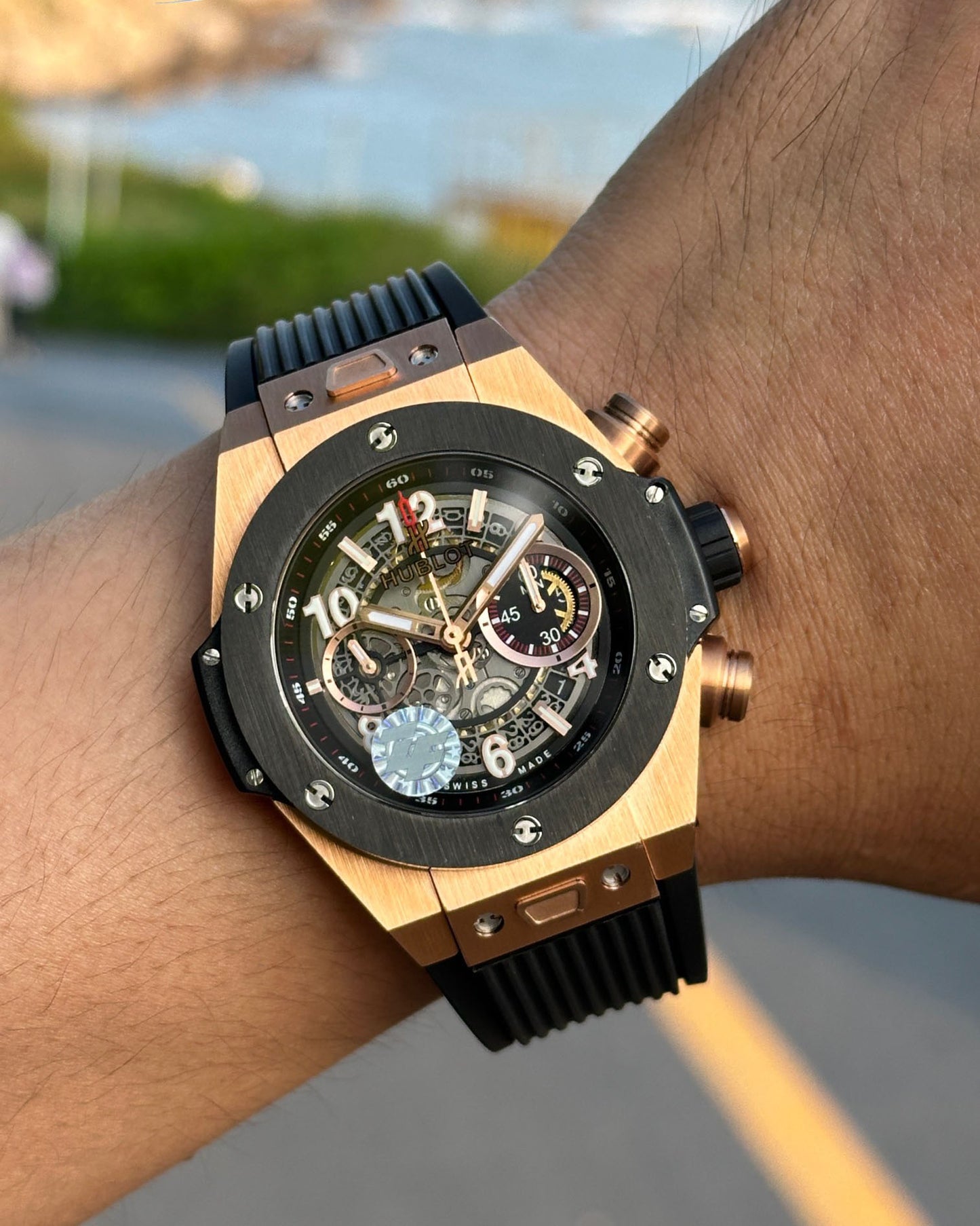 Hublot Lightweight Rubber Strap Watch