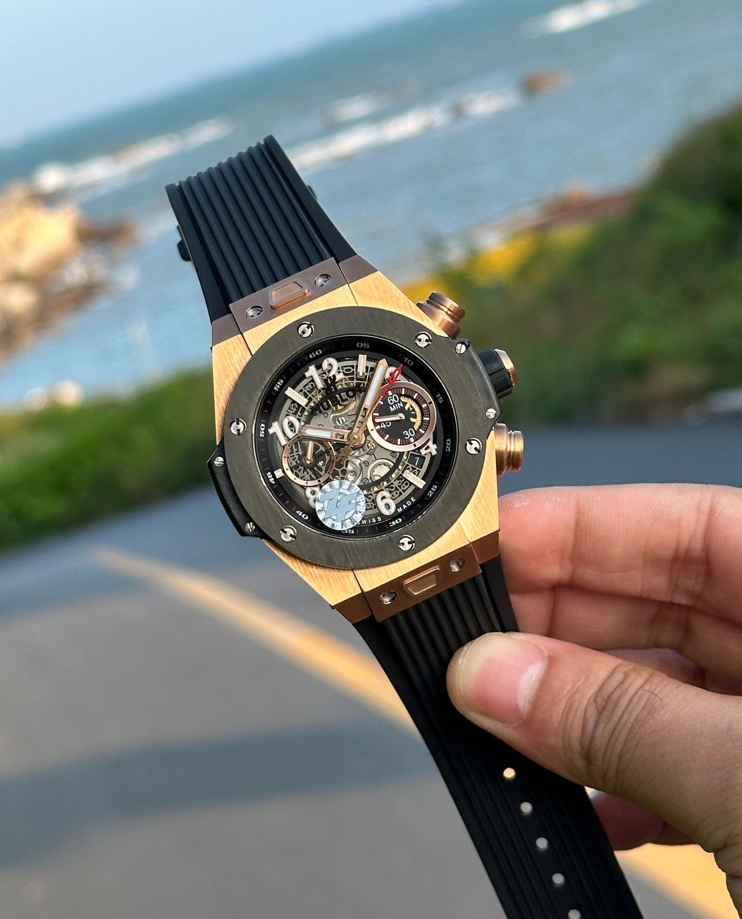 Hublot Lightweight Rubber Strap Watch