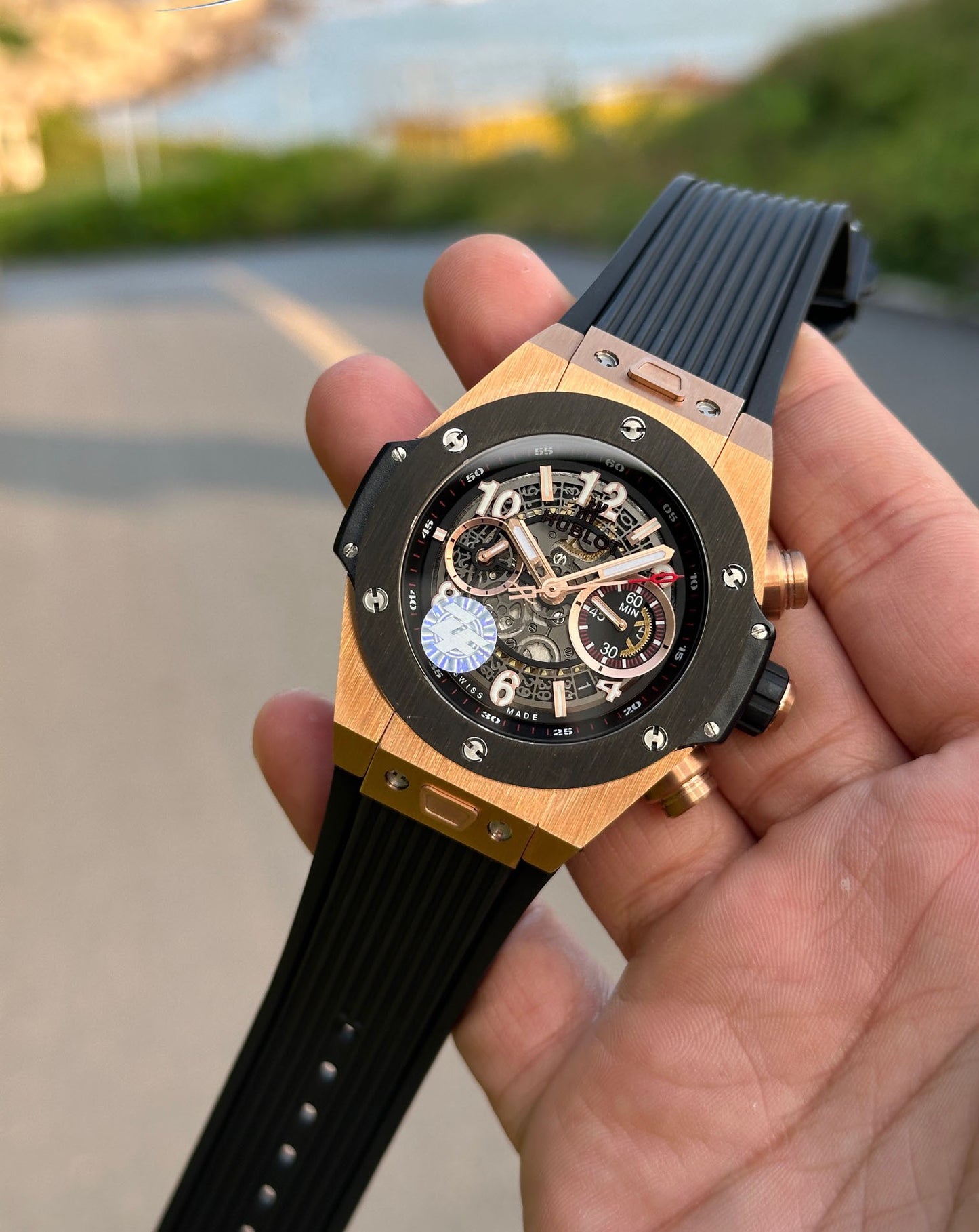 Hublot Lightweight Rubber Strap Watch