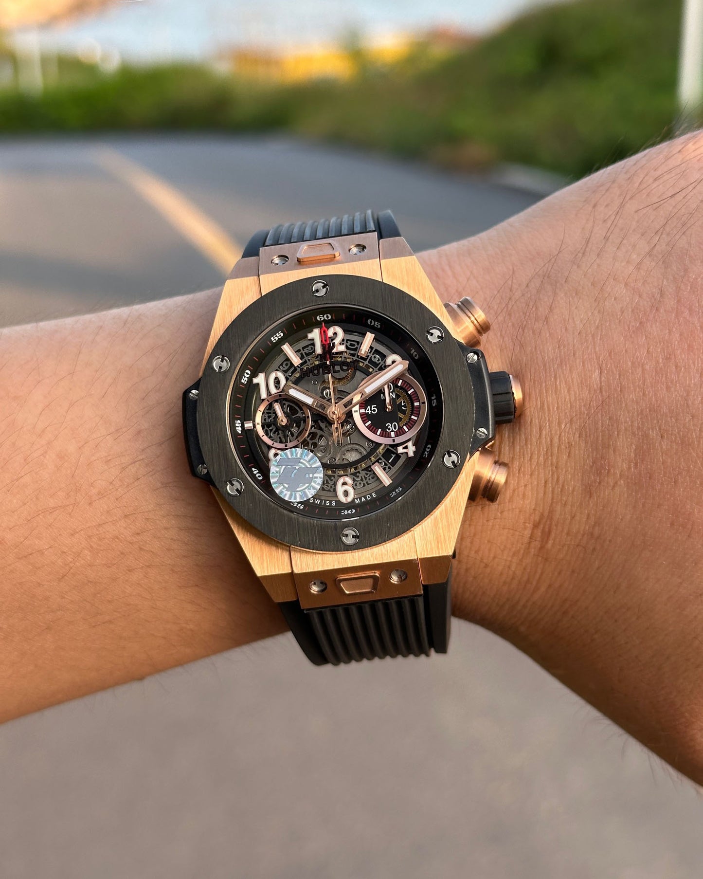 Hublot Lightweight Rubber Strap Watch