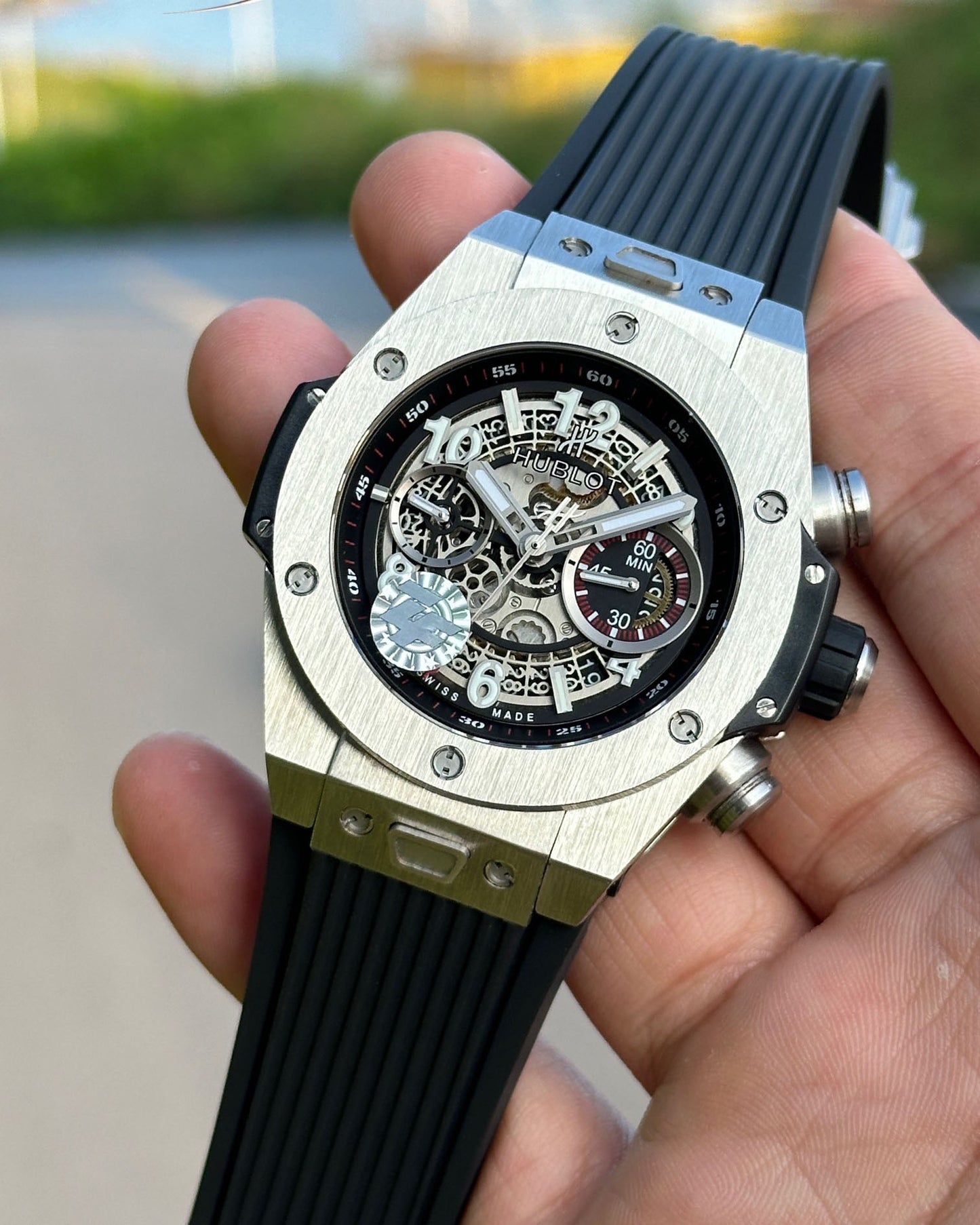 Hublot Lightweight Rubber Strap Watch
