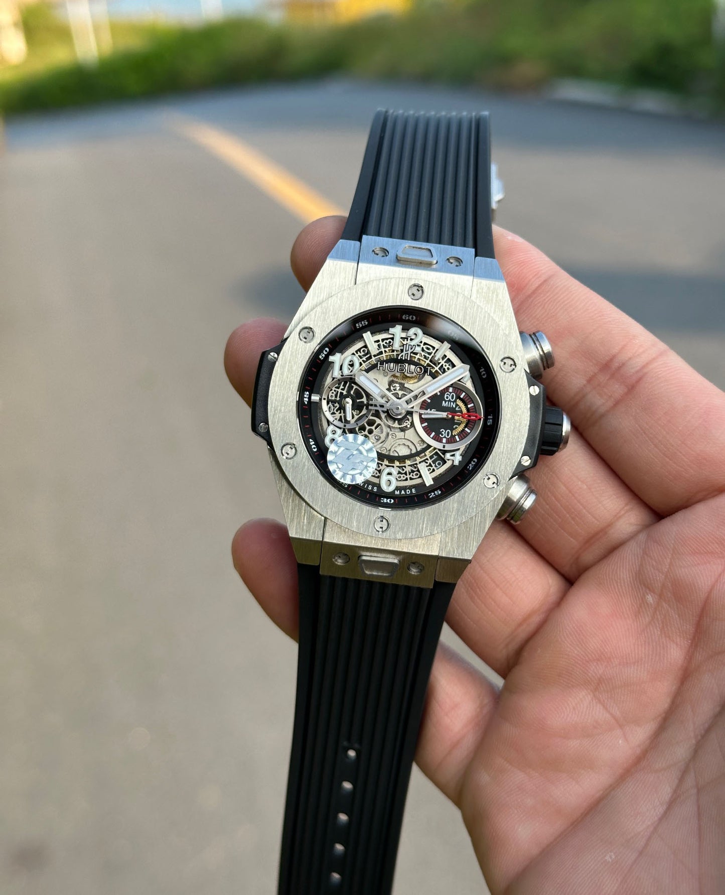 Hublot Lightweight Rubber Strap Watch