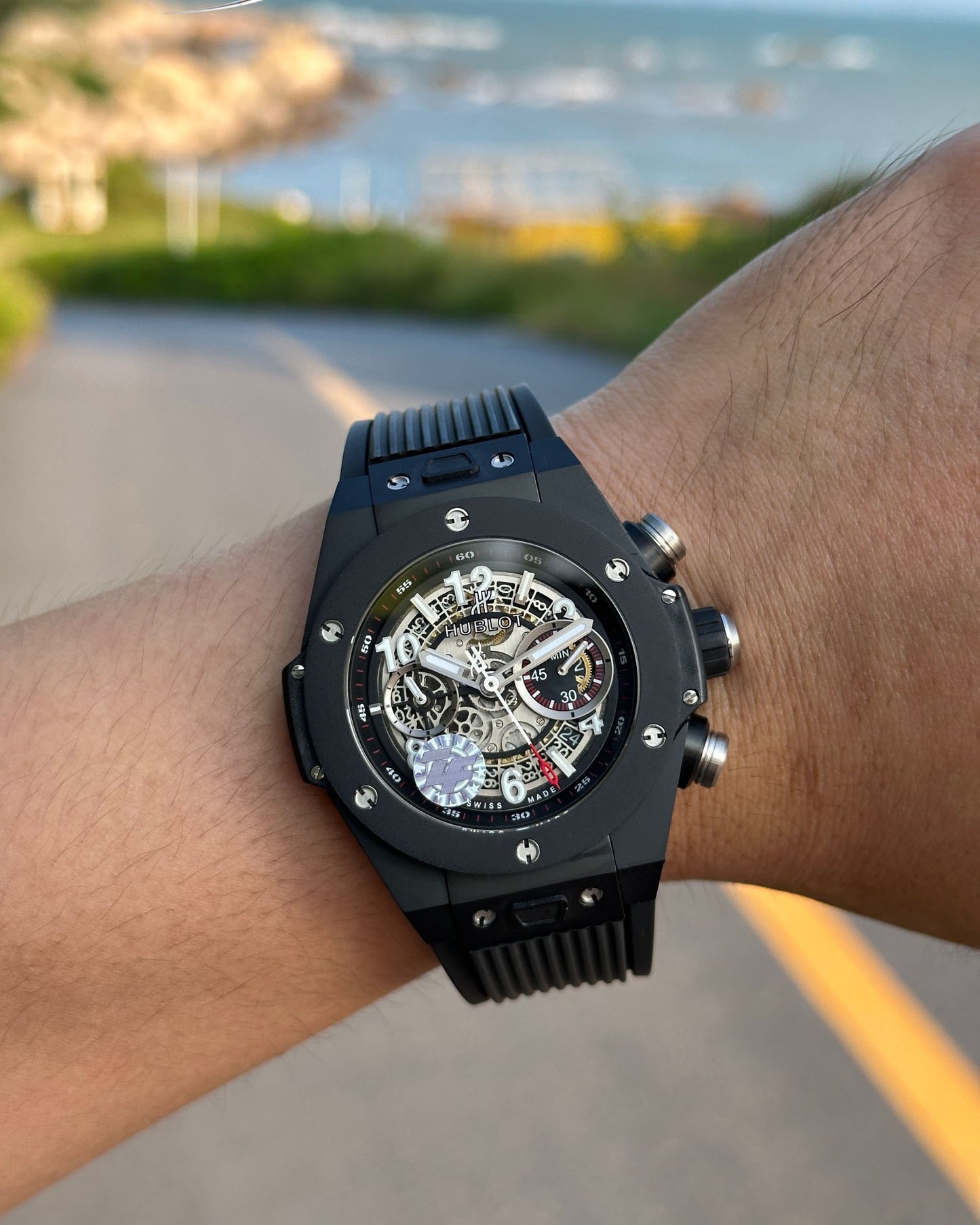 Hublot Lightweight Rubber Strap Watch