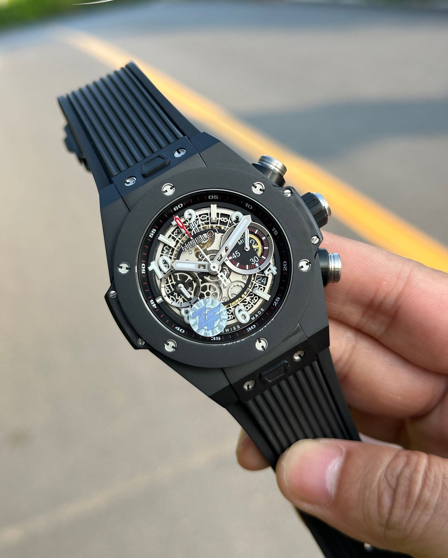 Hublot Lightweight Rubber Strap Watch