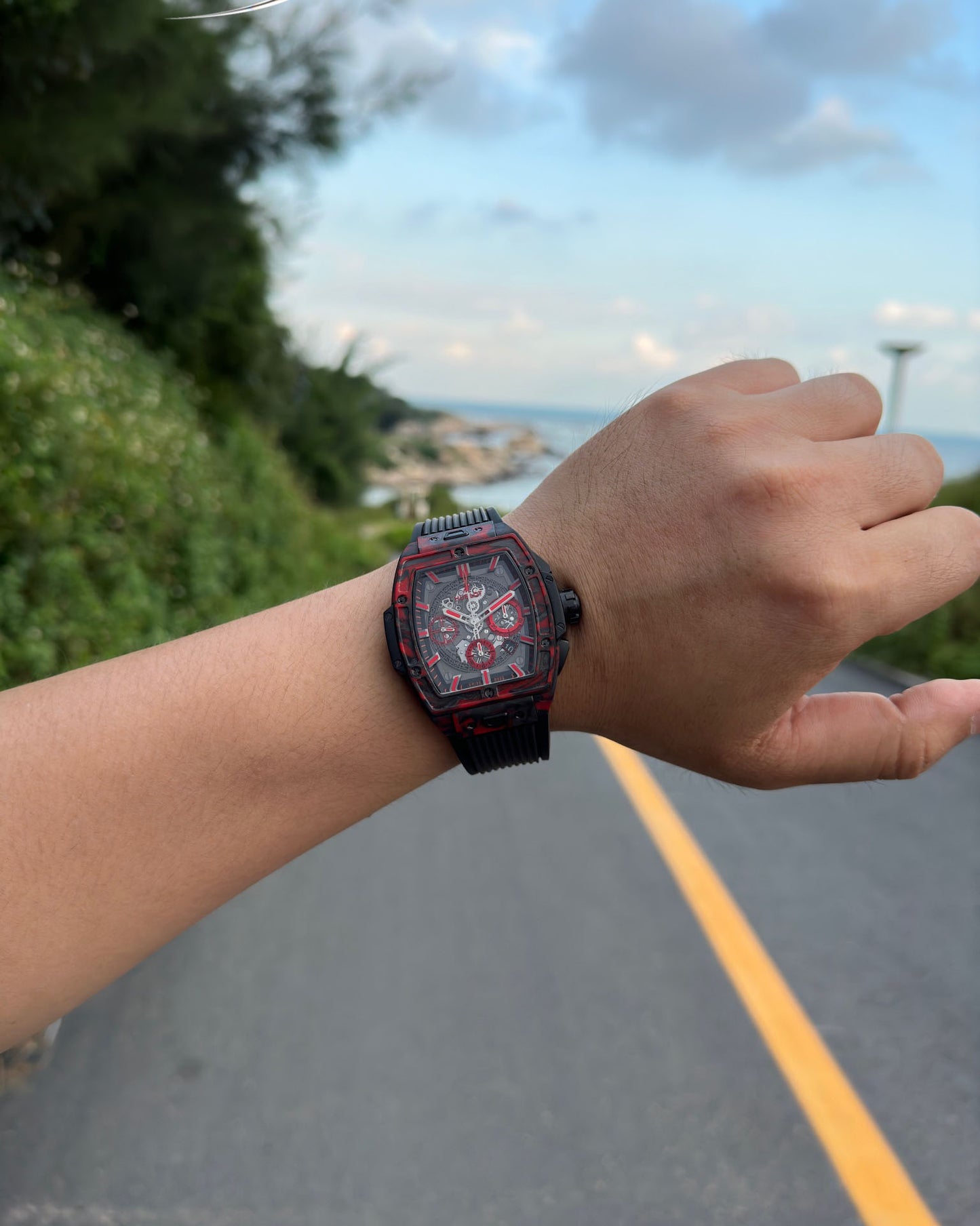Hublot Soul Series Blue Carbon Fiber Watch