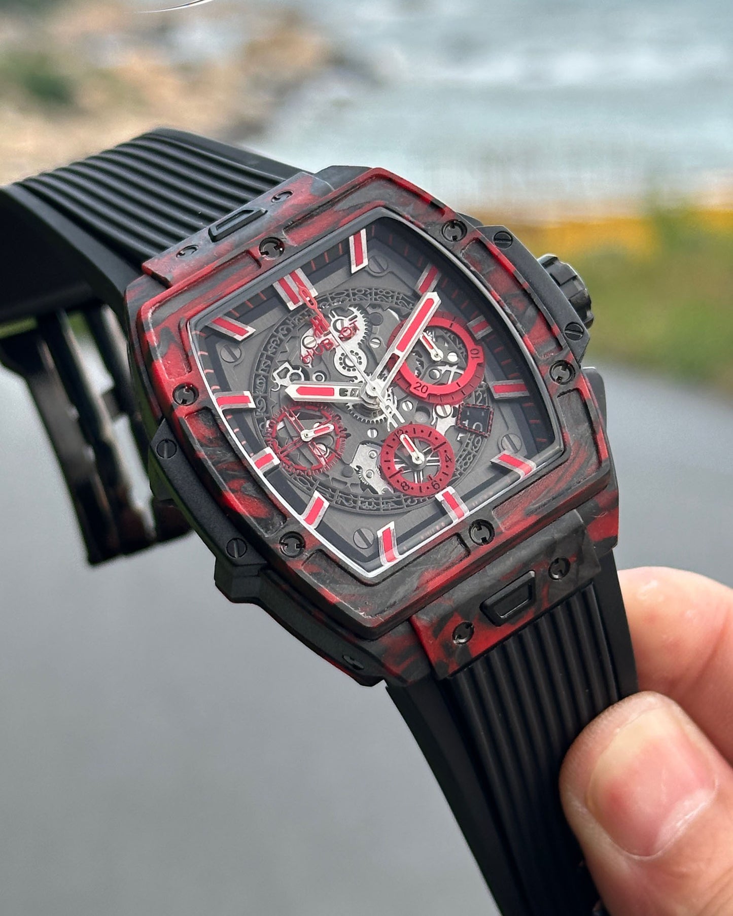 Hublot Soul Series Blue Carbon Fiber Watch