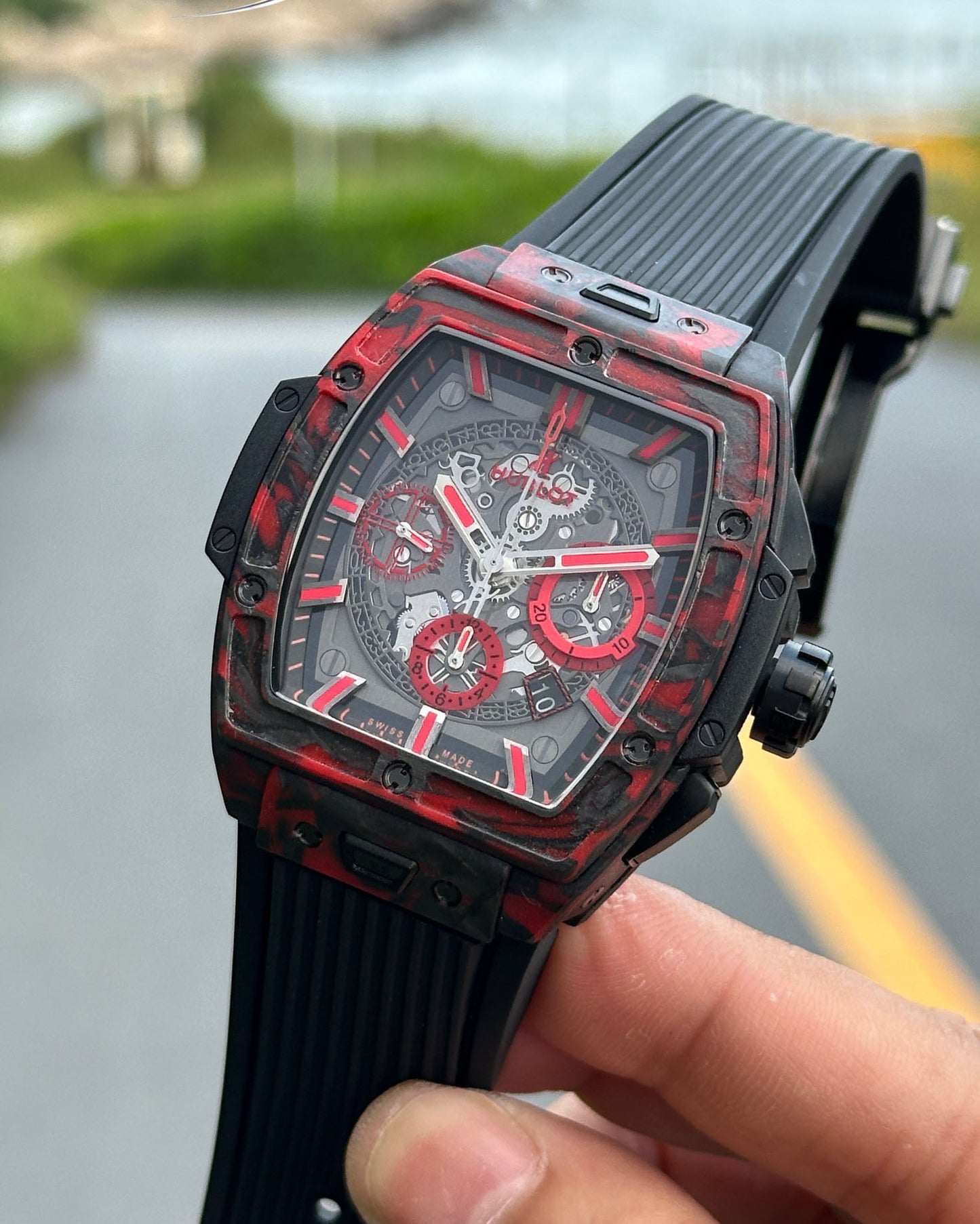 Hublot Soul Series Blue Carbon Fiber Watch