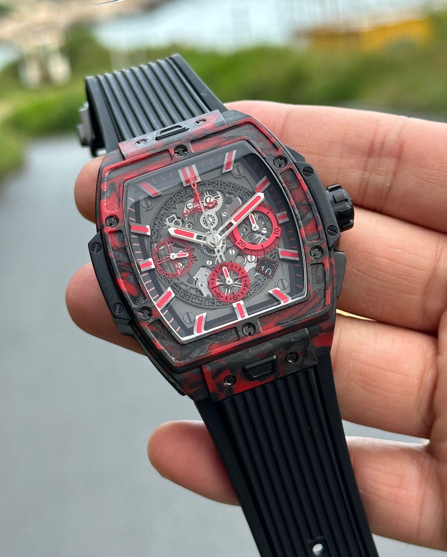 Hublot Soul Series Blue Carbon Fiber Watch