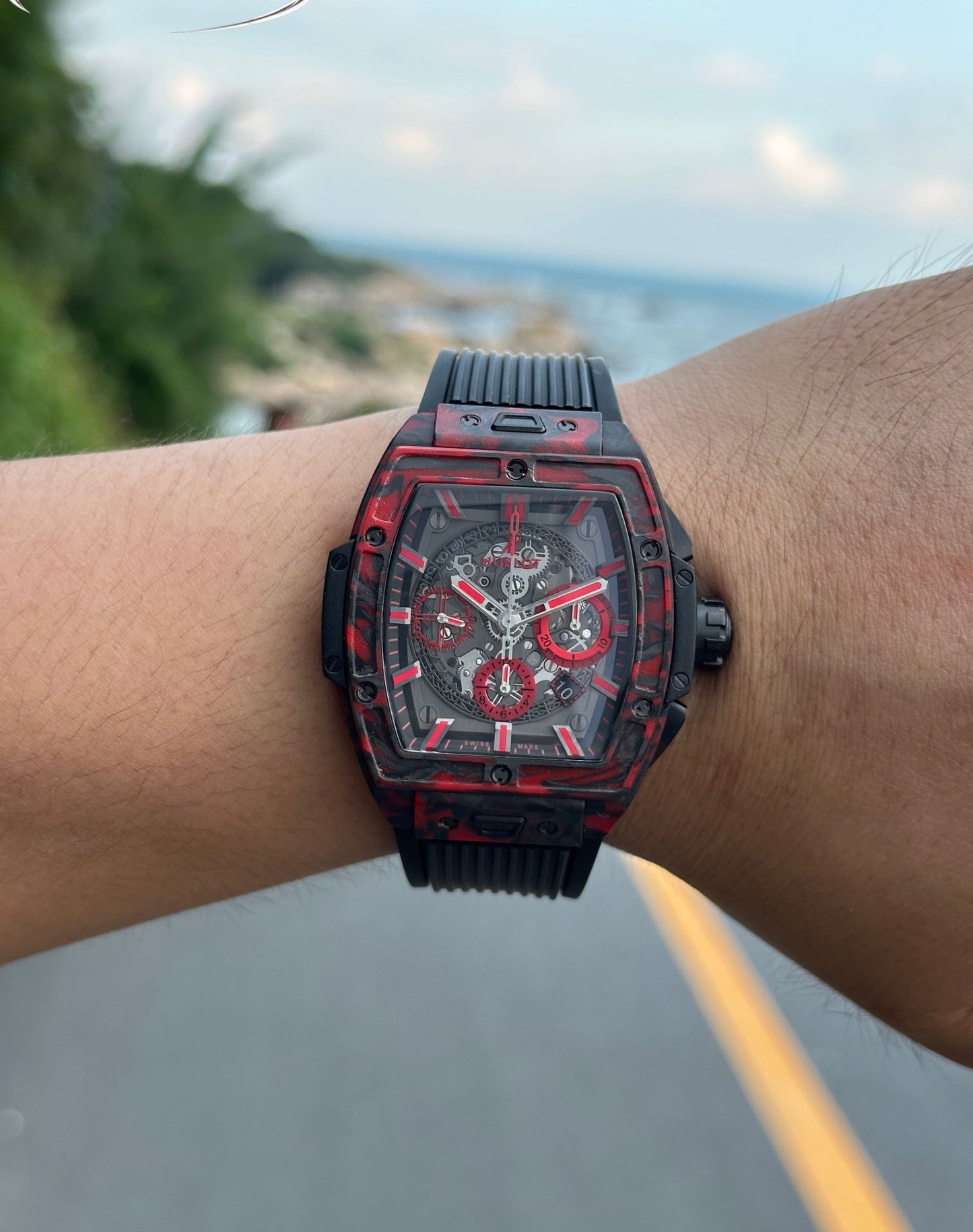 Hublot Soul Series Blue Carbon Fiber Watch