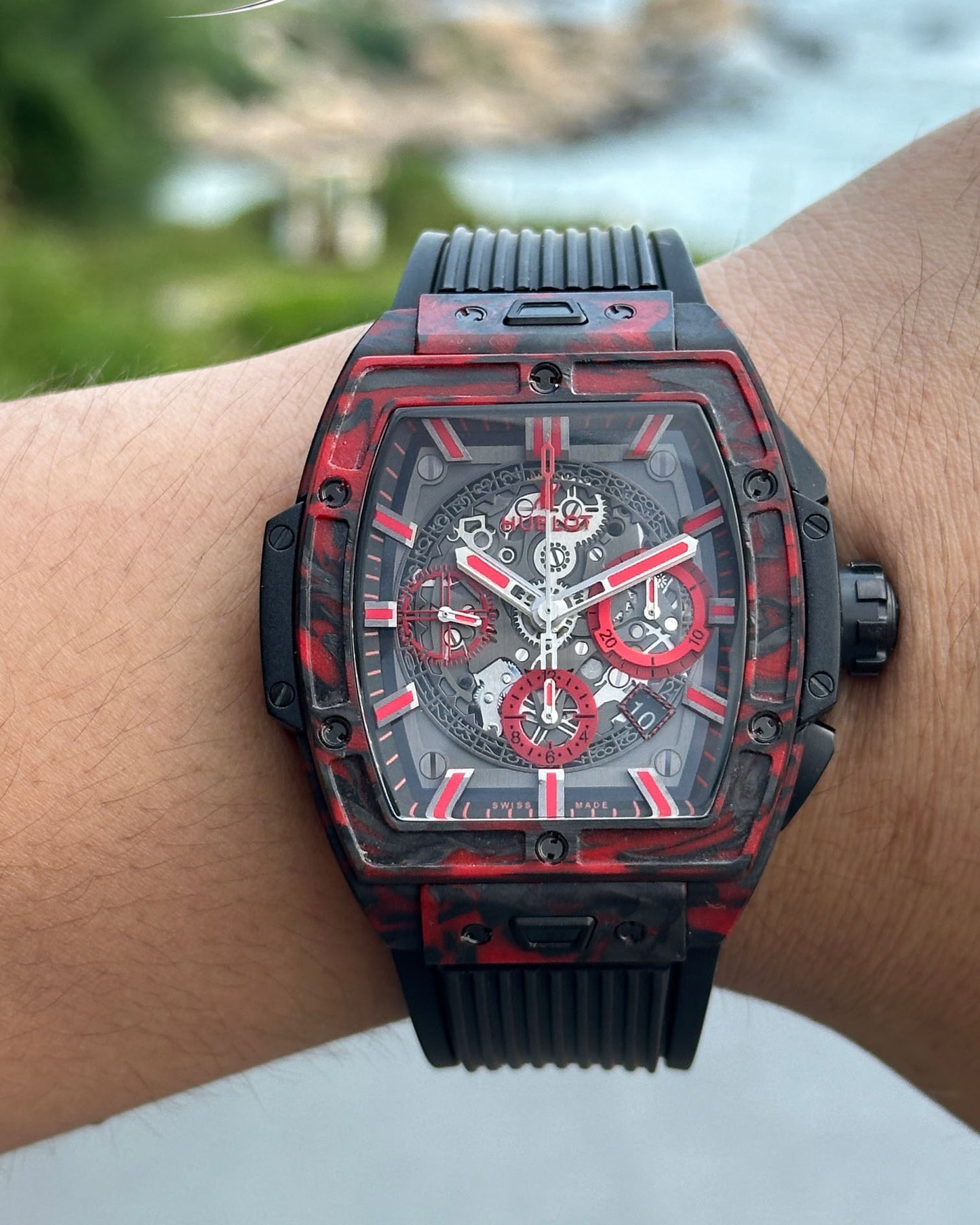 Hublot Soul Series Blue Carbon Fiber Watch