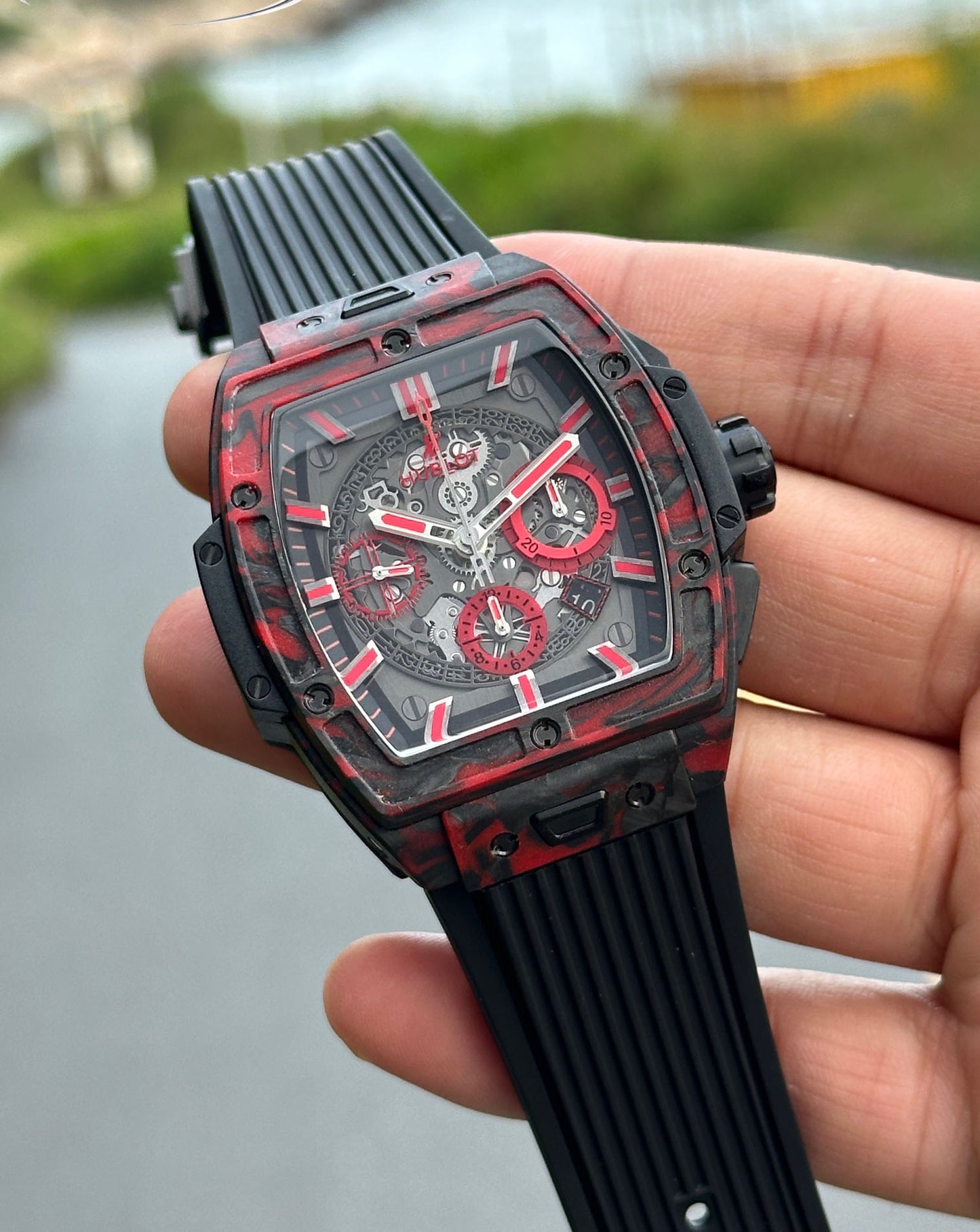 Hublot Soul Series Blue Carbon Fiber Watch