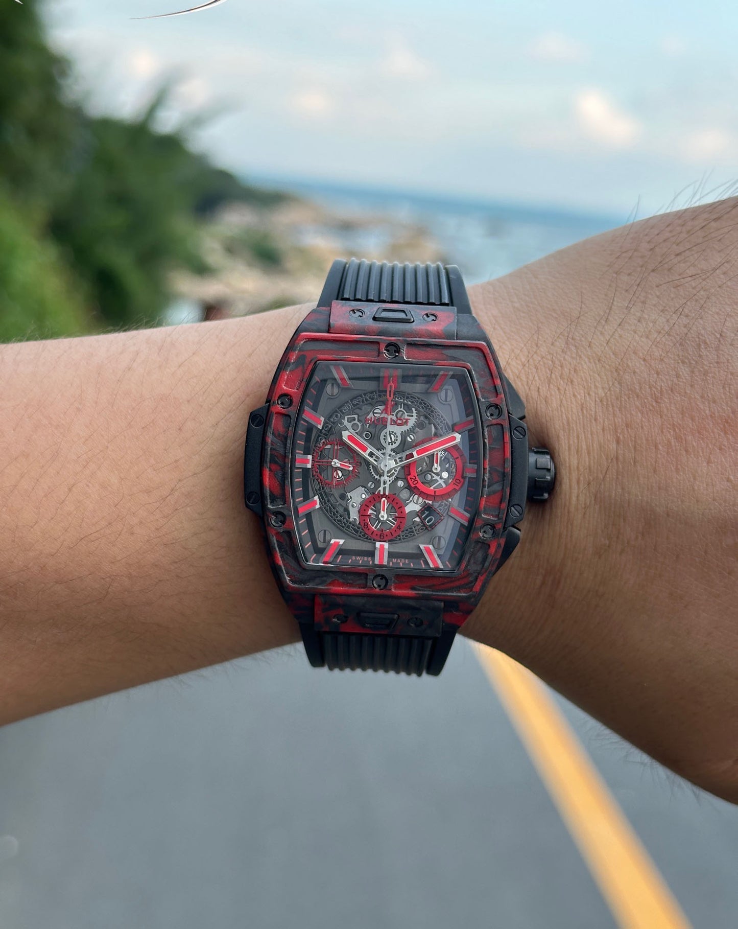 Hublot Soul Series Blue Carbon Fiber Watch