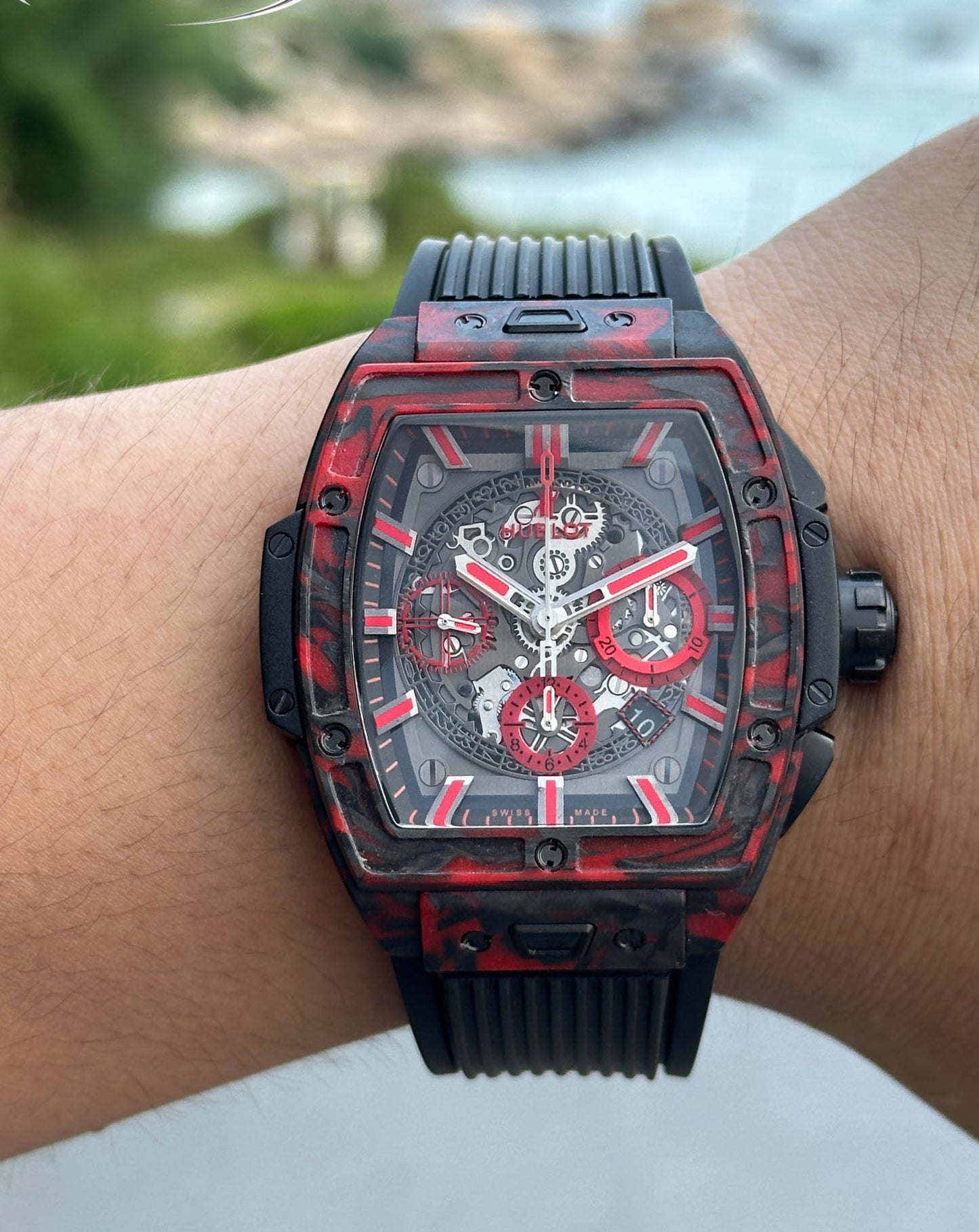 Hublot Soul Series Blue Carbon Fiber Watch