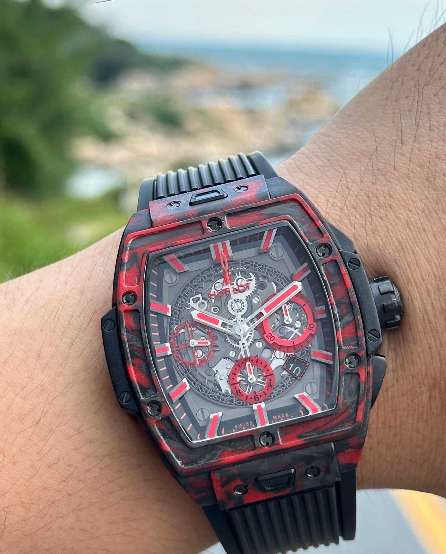 Hublot Soul Series Blue Carbon Fiber Watch