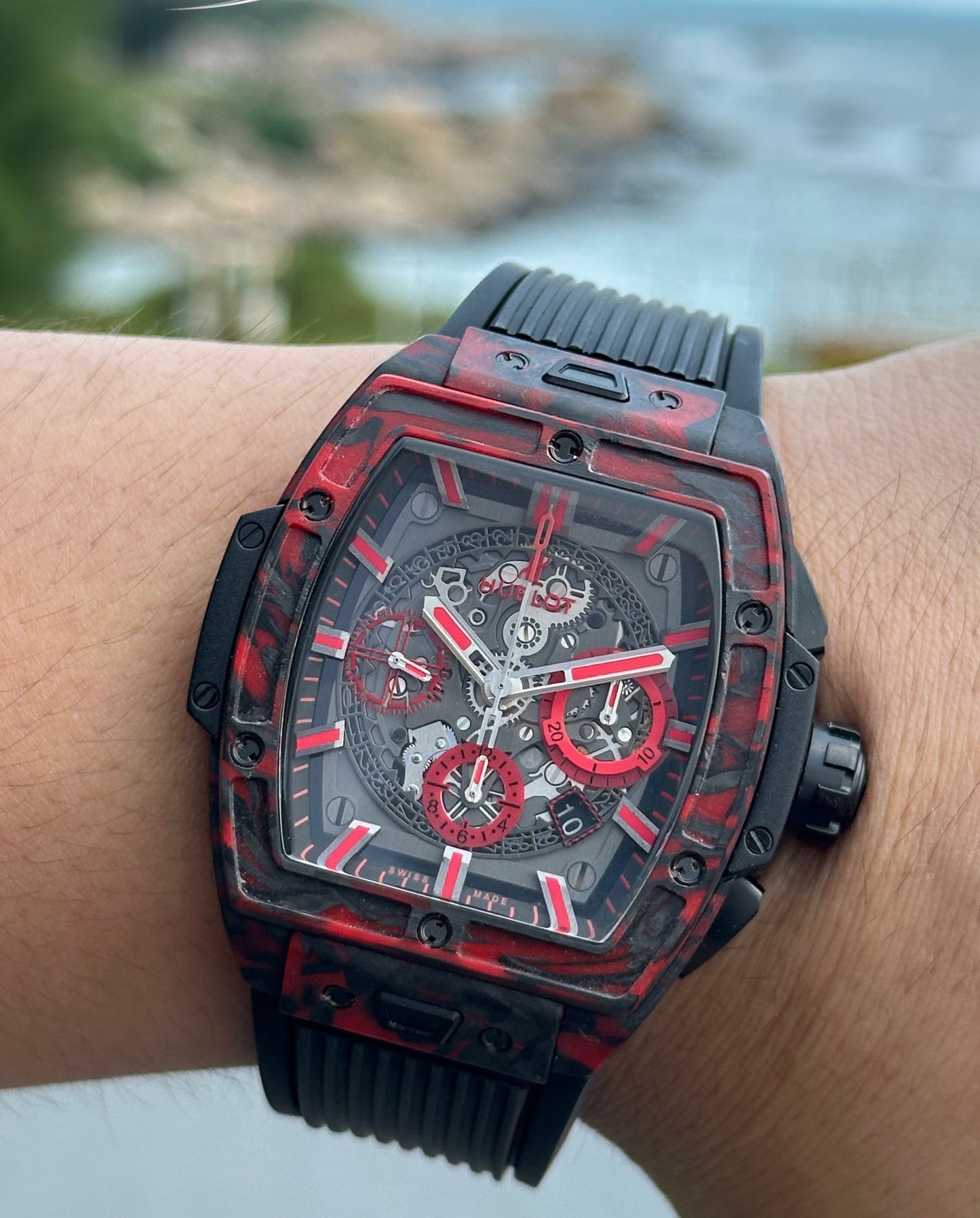 Hublot Soul Series Blue Carbon Fiber Watch