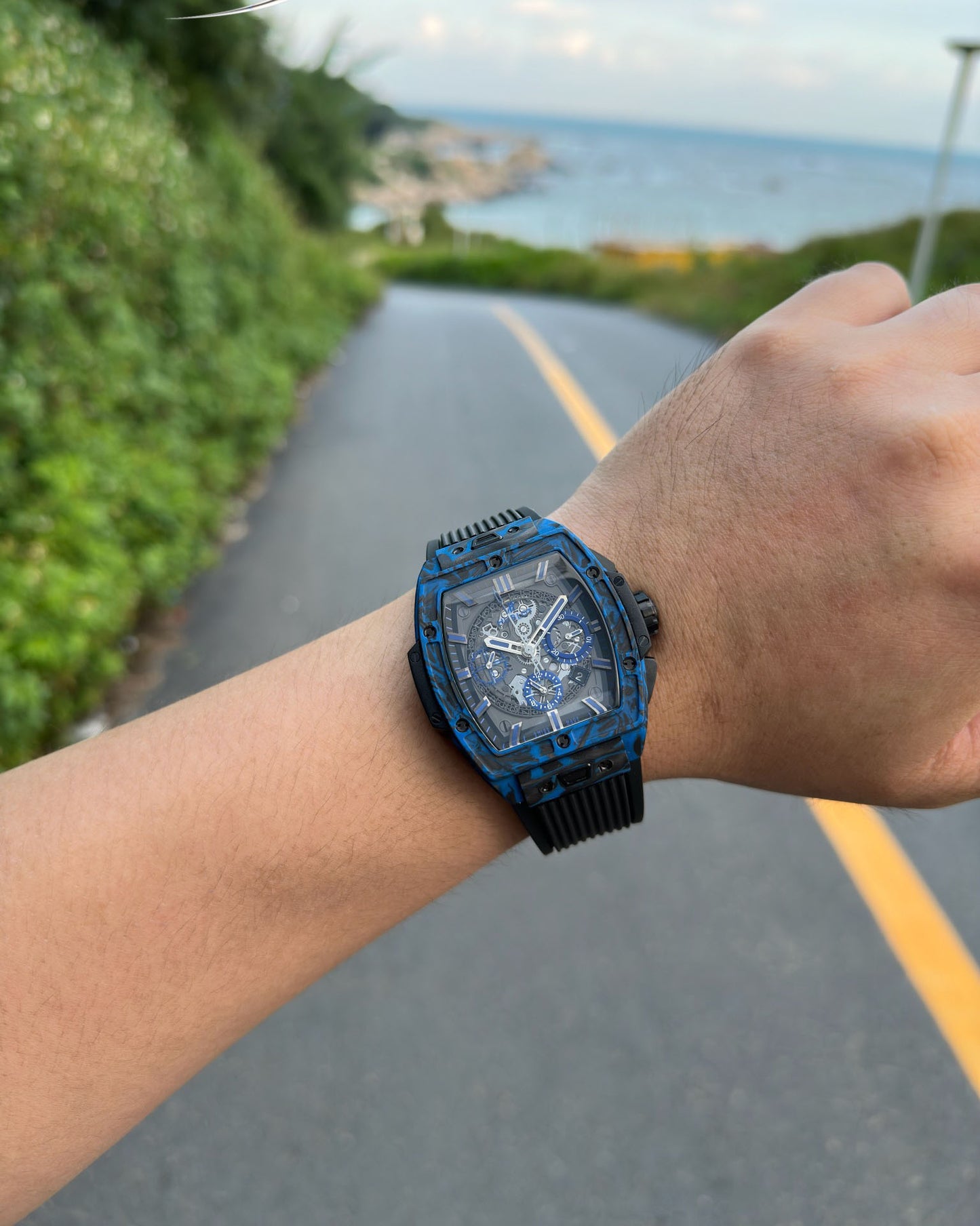Hublot Soul Series Blue Carbon Fiber Watch