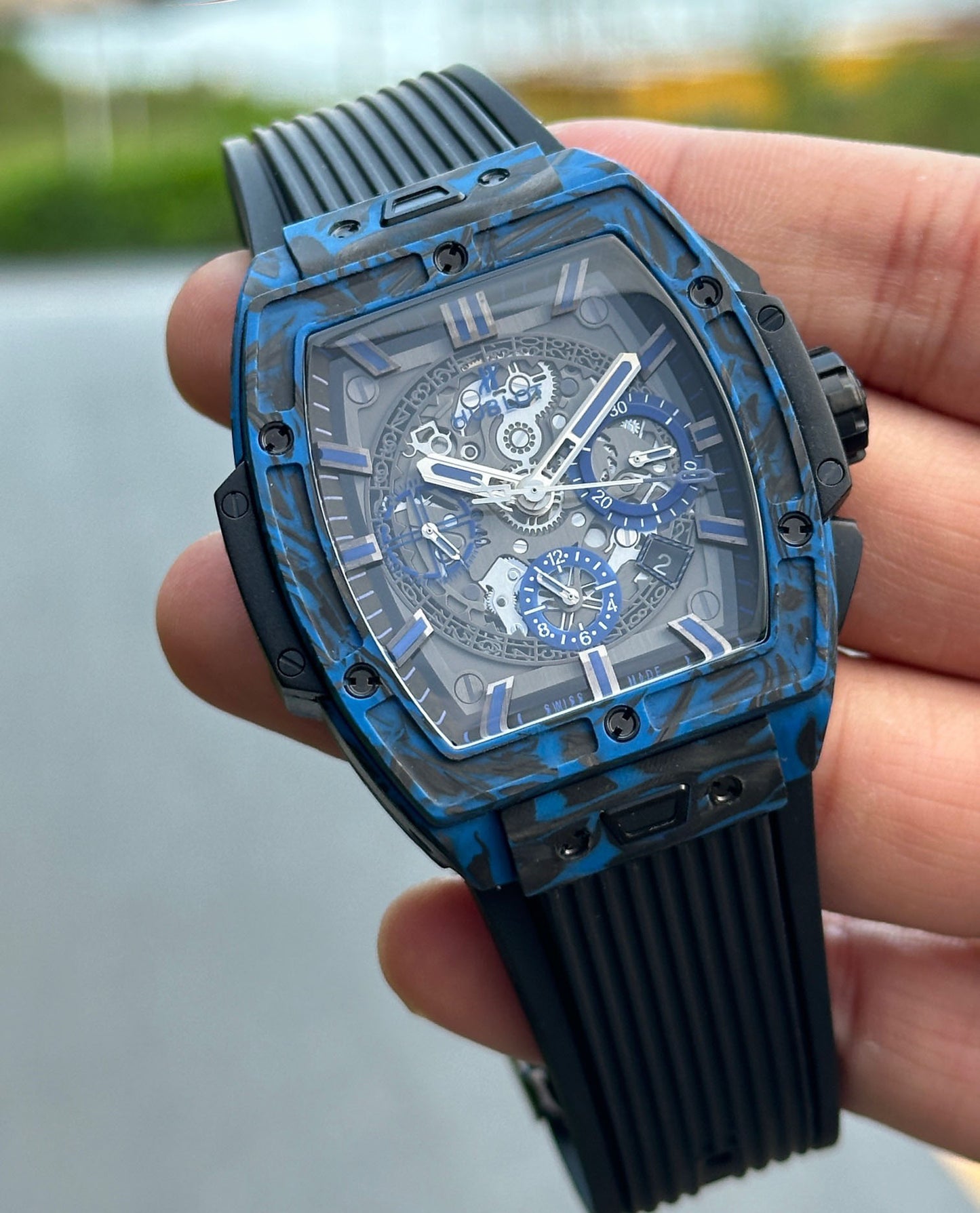 Hublot Soul Series Blue Carbon Fiber Watch