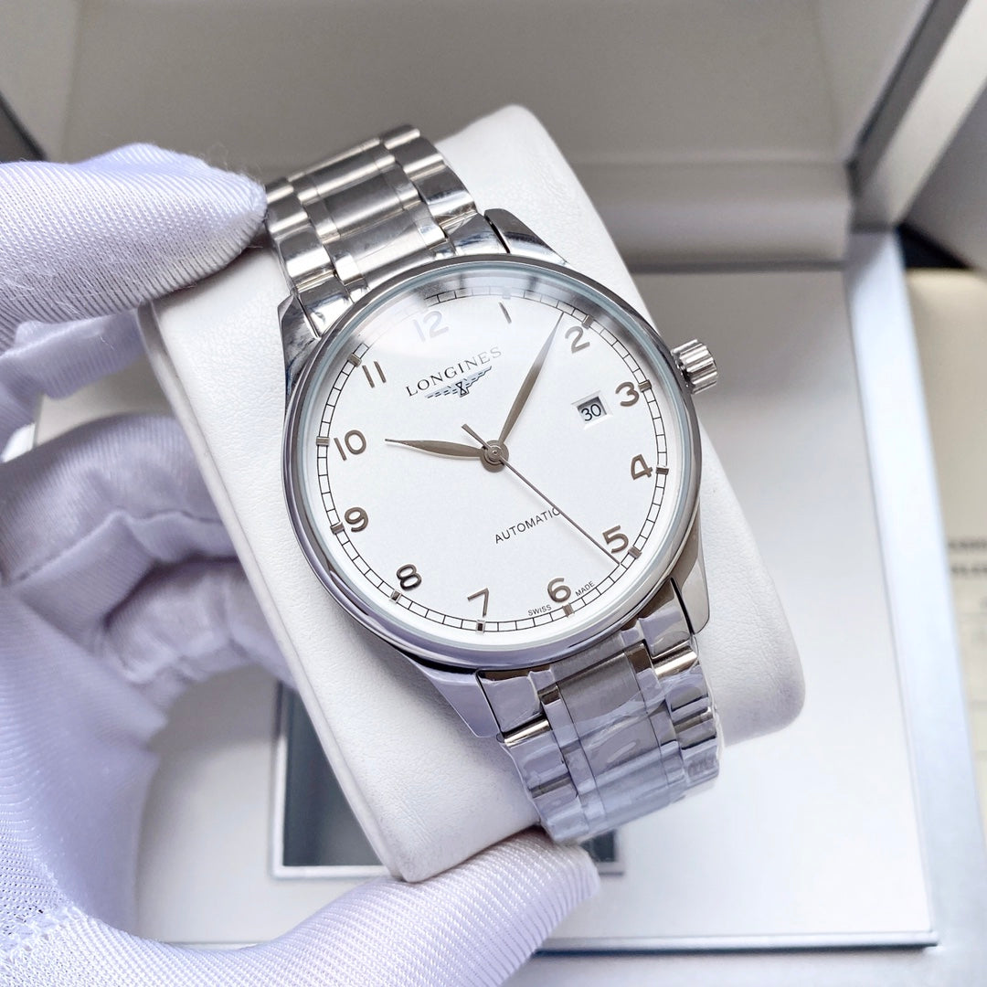 Longines metal strap men's watch