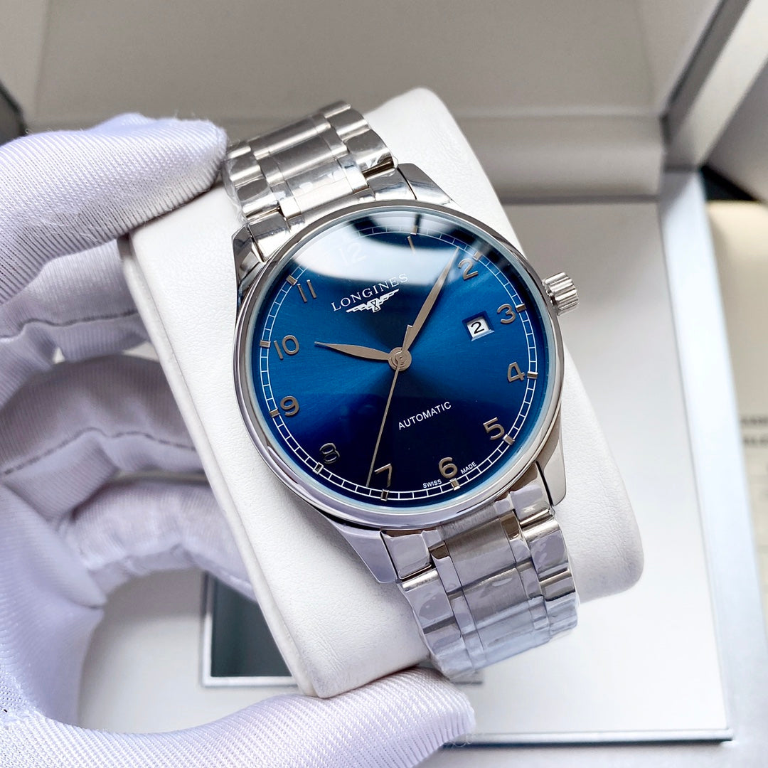 Longines metal strap men's watch