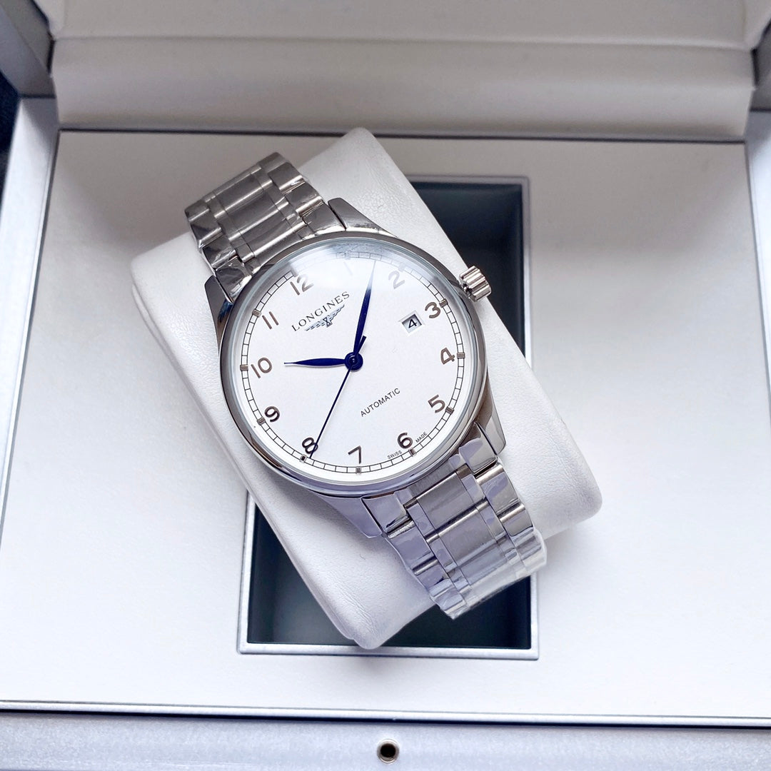 Longines metal strap men's watch