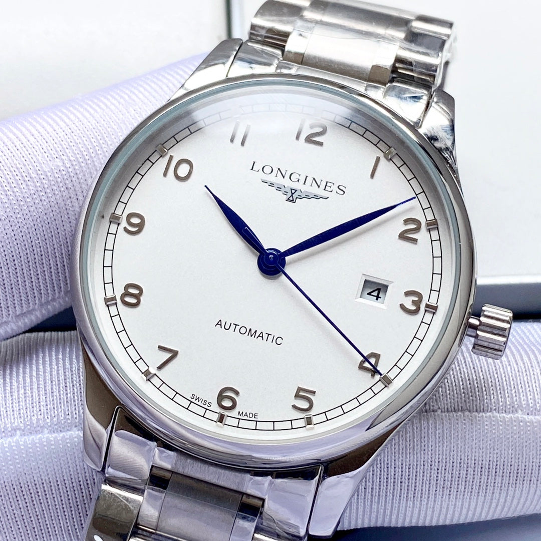 Longines metal strap men's watch